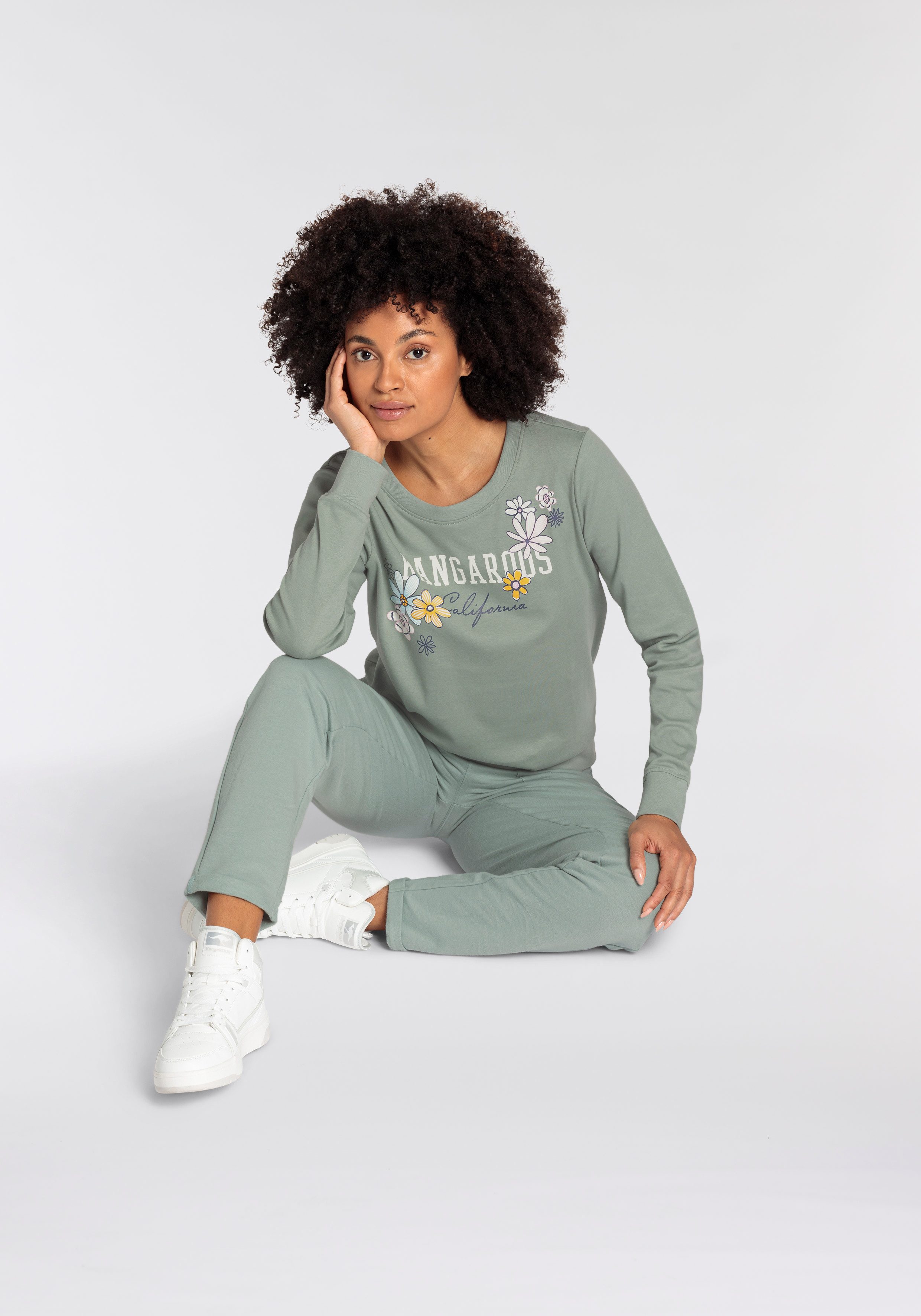 KangaROOS Sweatshirt met grote labelprint nieuwe collectie