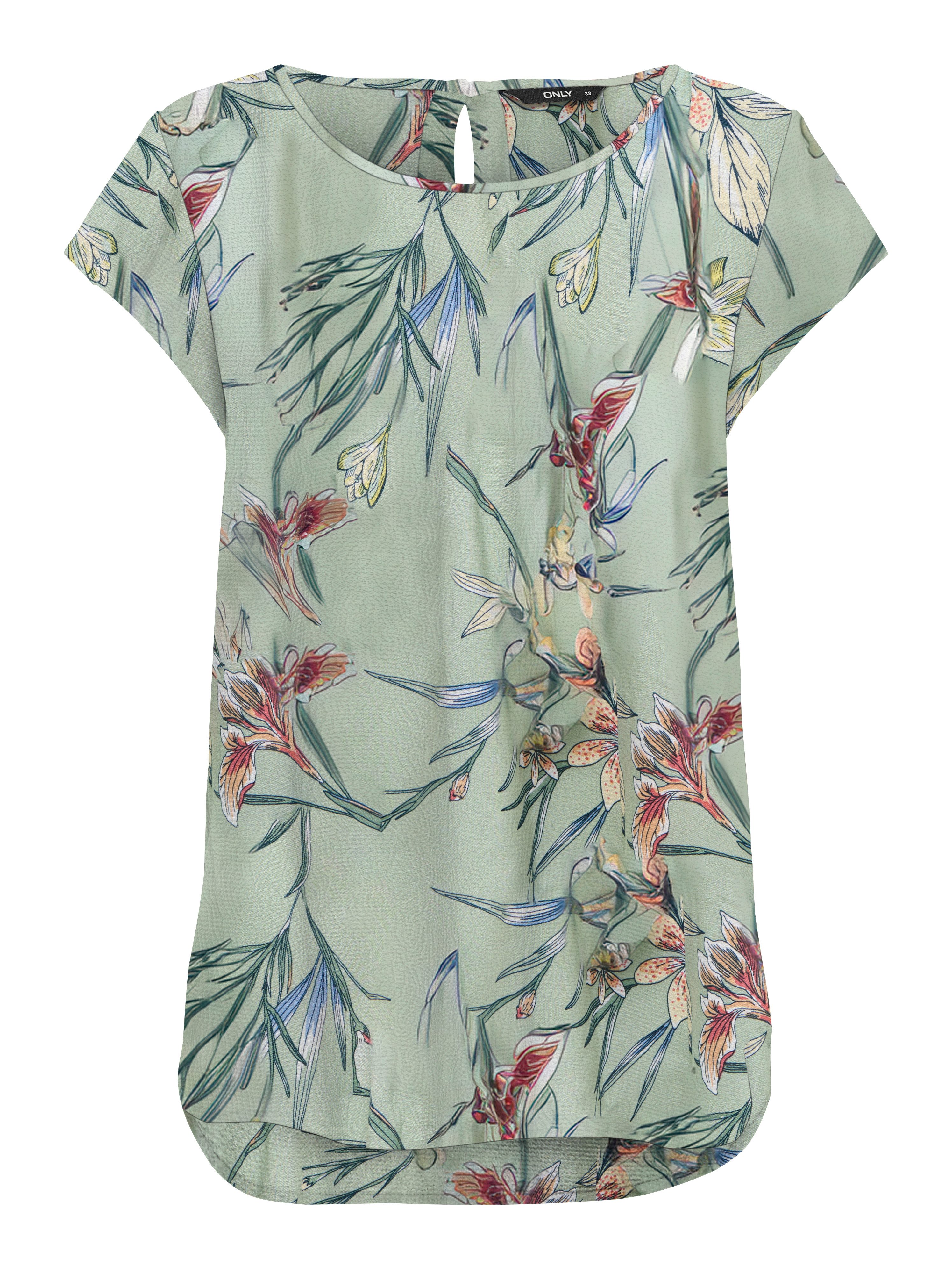 Only Shirtblouse ONLNOVA LIFE S/S TOP AOP PTM