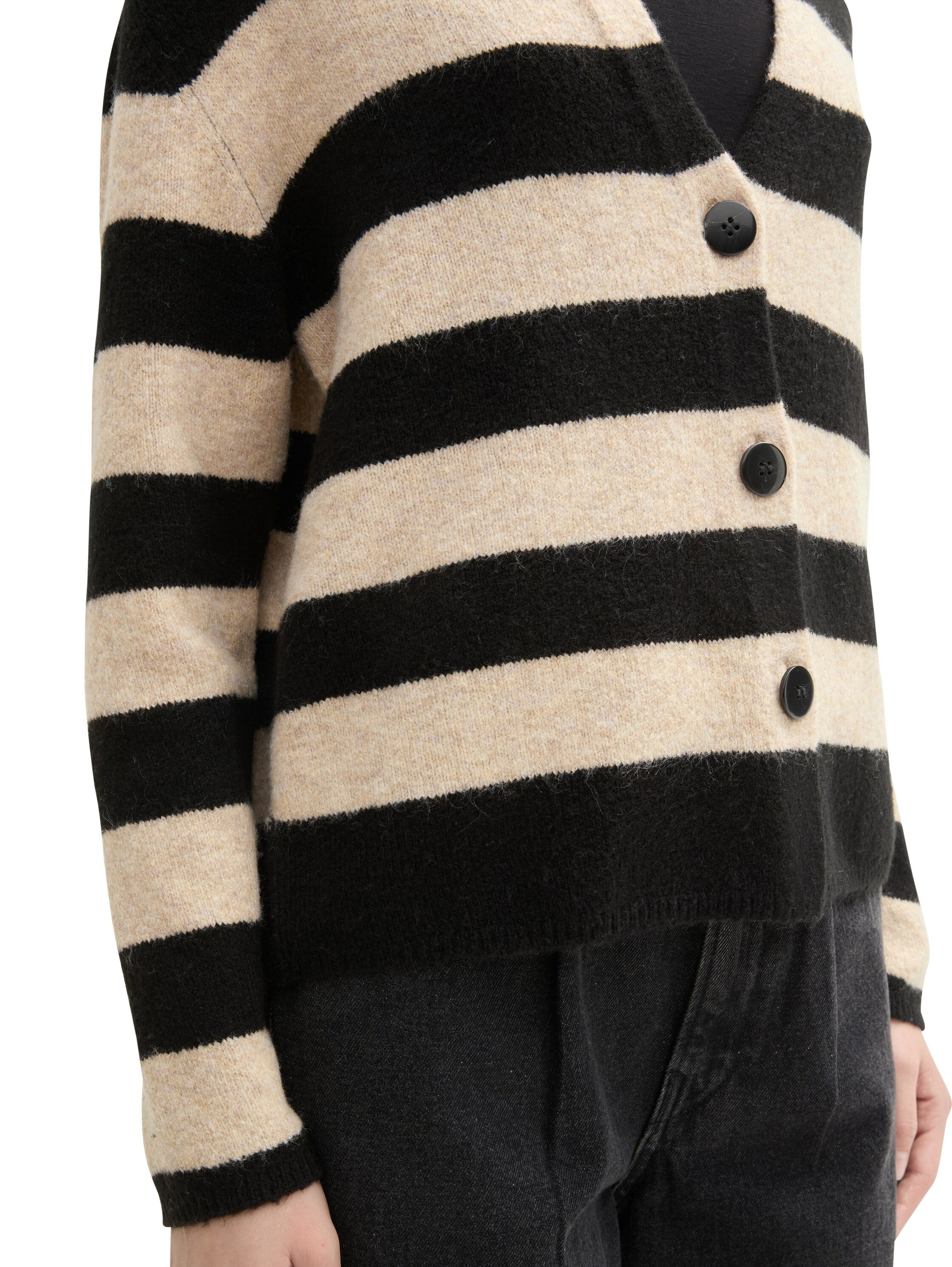 Tom Tailor Denim Cardigan met gestreept patroon