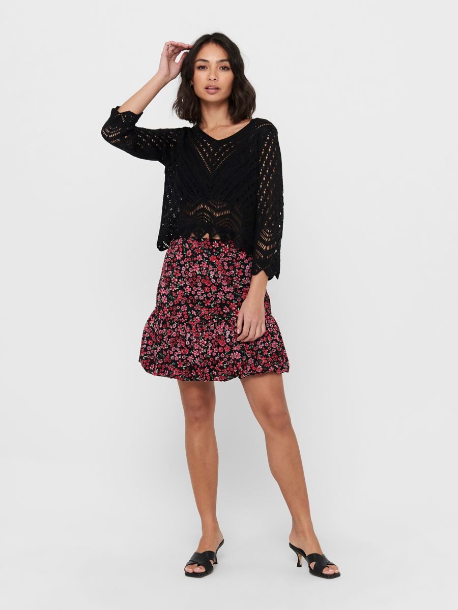 JDY Gebreide trui JDYNEW SUN 3/4 CROPPED PULLOVER KNT NOOS