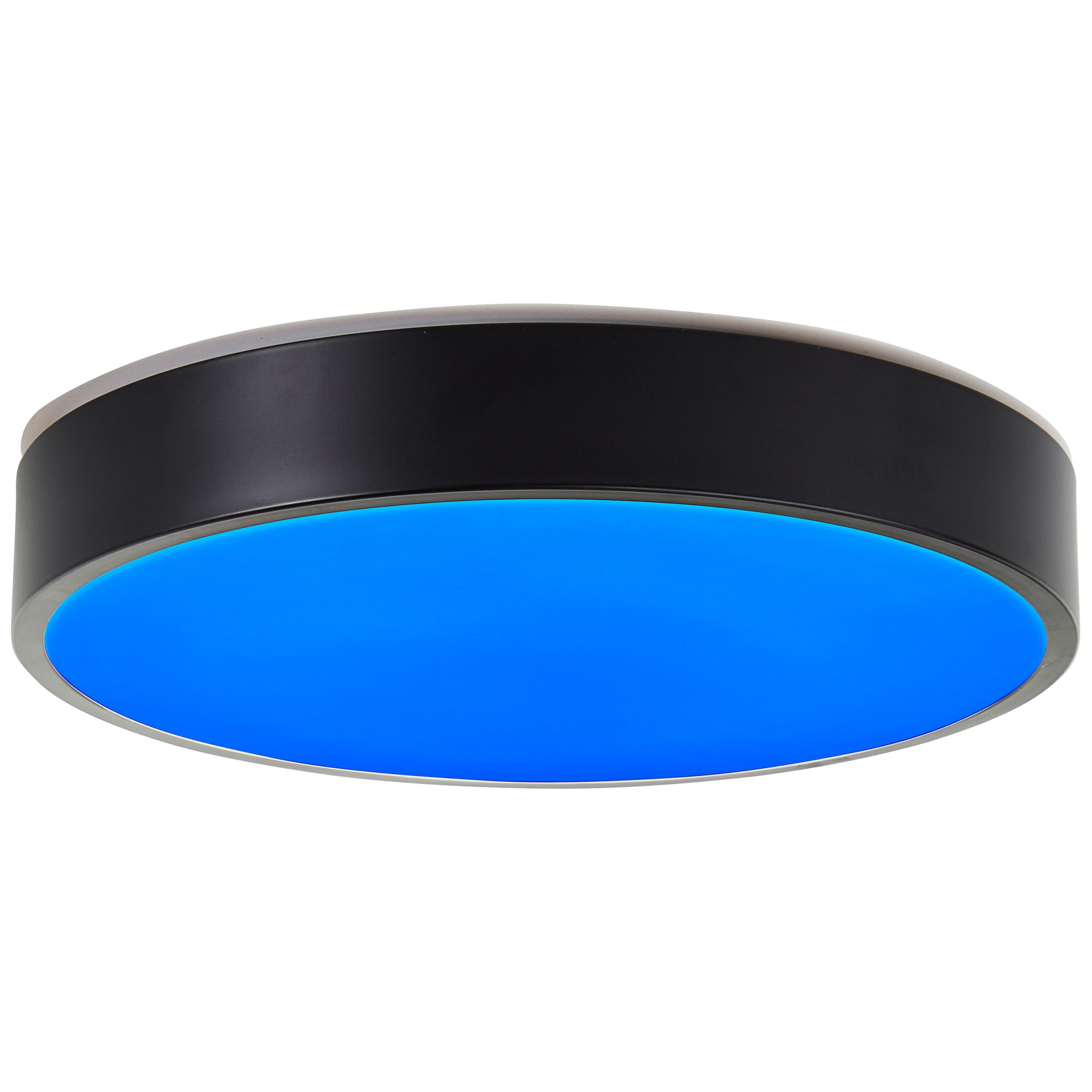 Brilliant Leuchten Led-plafondlamp VADIN Tuya app bestuurbaar, 33 cm, RGB, 2300 lm, dimbaar, 3000-6500 K, zwart
