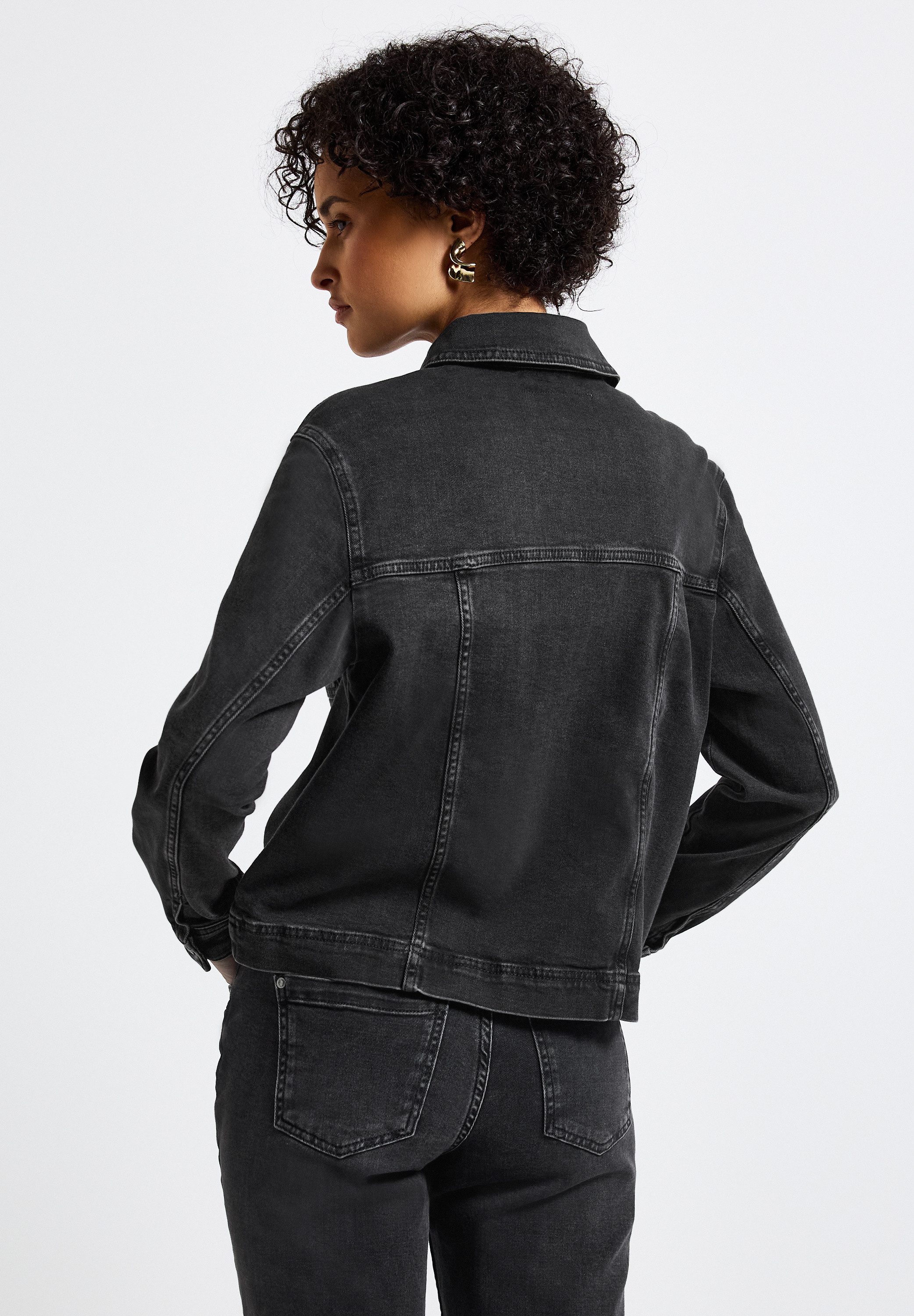 STREET ONE Jeansjack met borstzakken