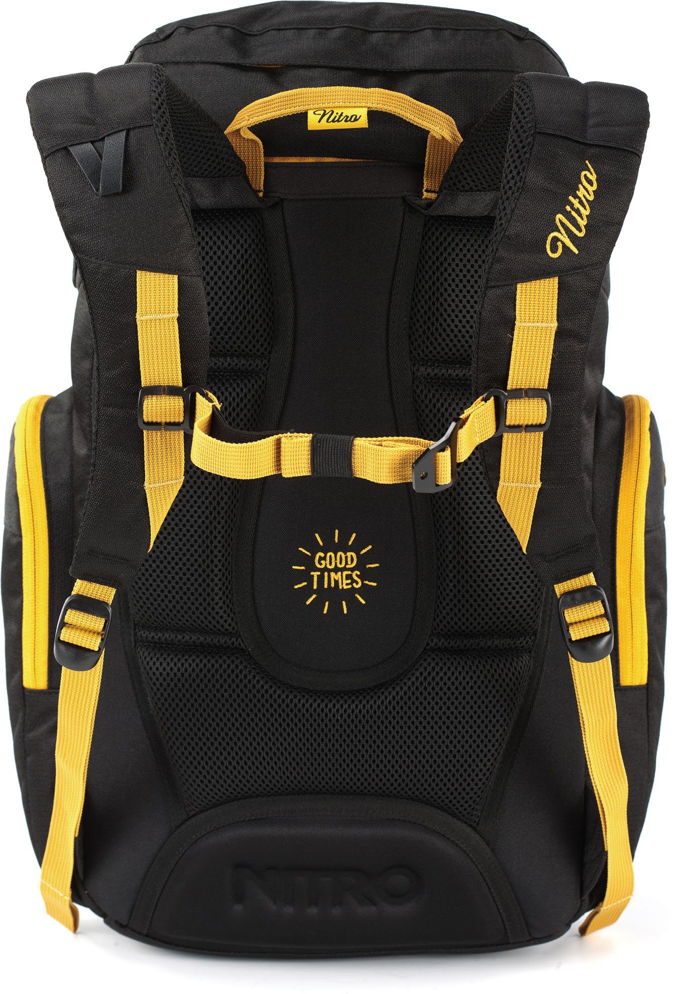 NITRO Vrijetijdsrugzak Daypacker met laptopvak, schoolrugzak, wandelaarsrugzak of streetpack