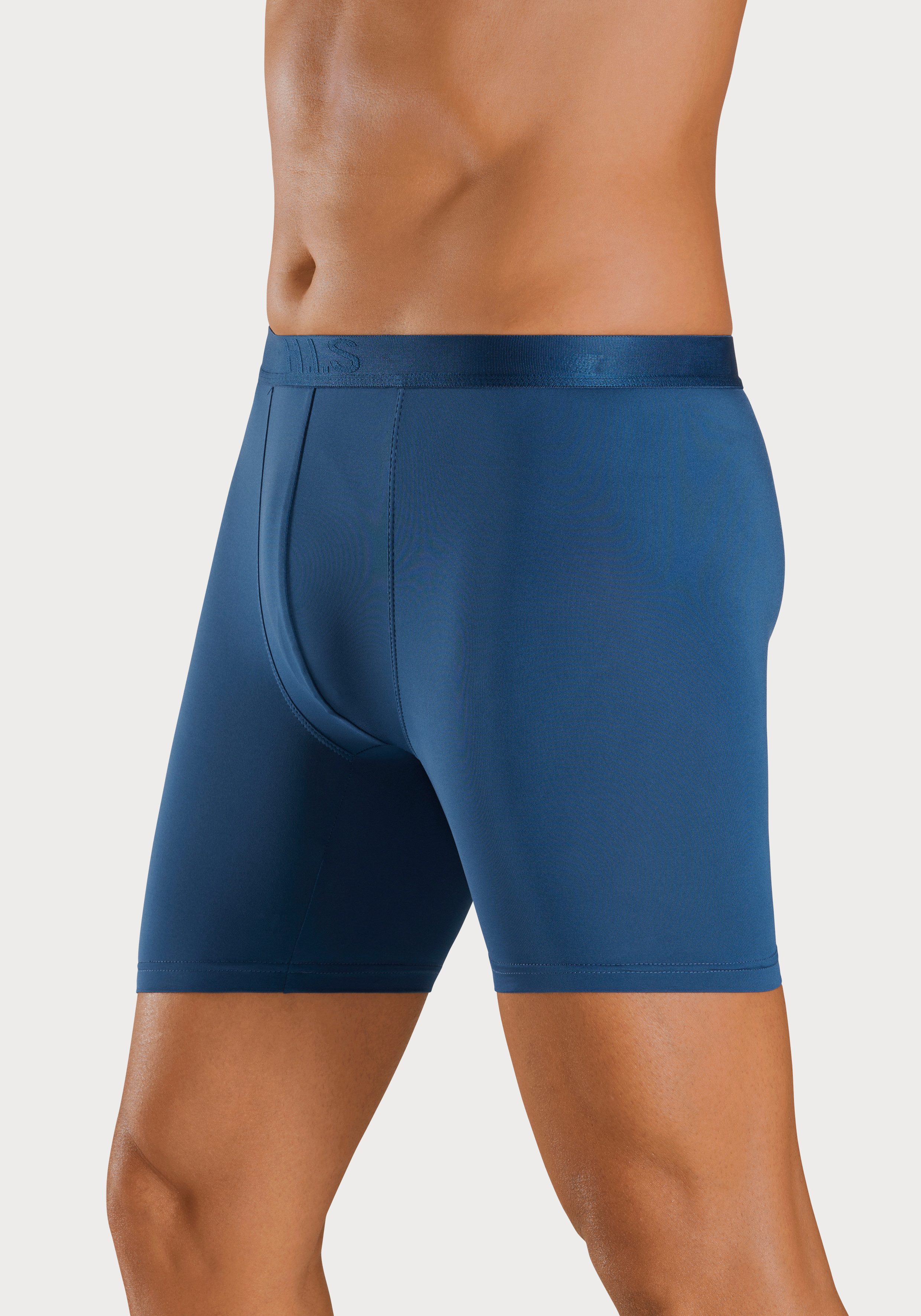 H.I.S Functionele boxershort met lange pijpen in onderhoudsvriendelijke microvezelkwaliteit (set 3 stuks)