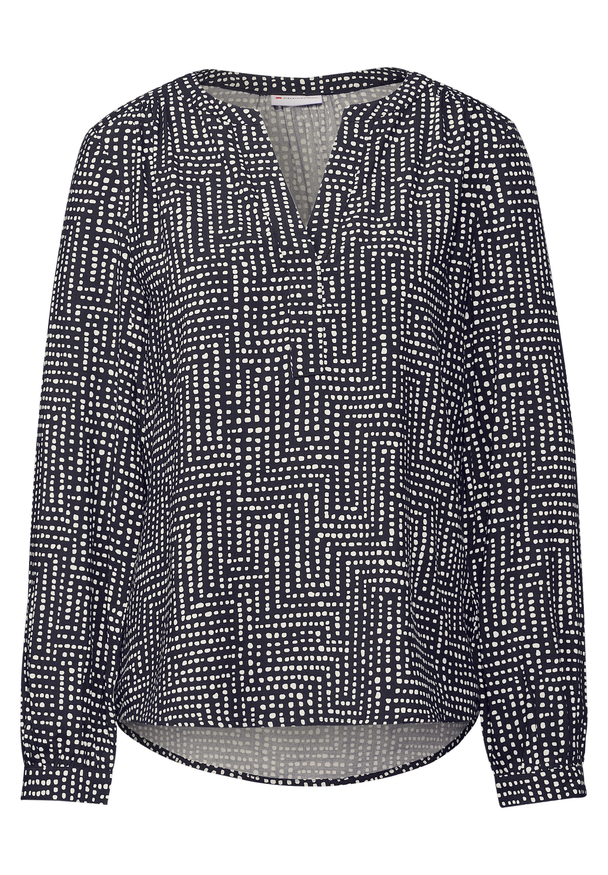 STREET ONE Blouse met lange mouwen met print all-over