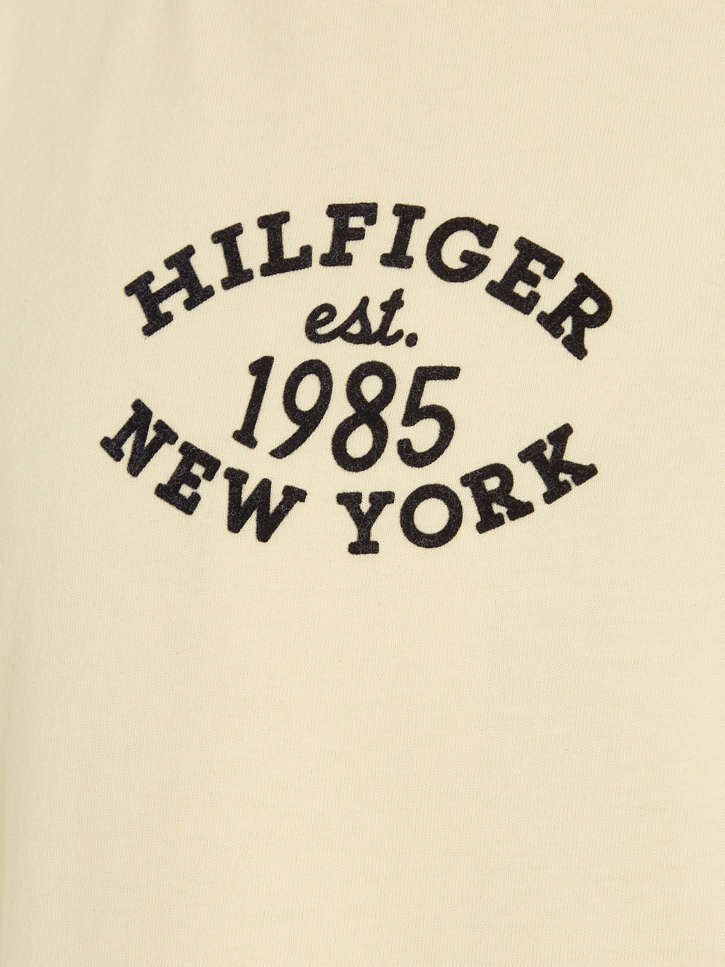 Tommy Hilfiger T-shirt MONOTYPE FLOCK Kinderen tot 16 jaar met logostiksel