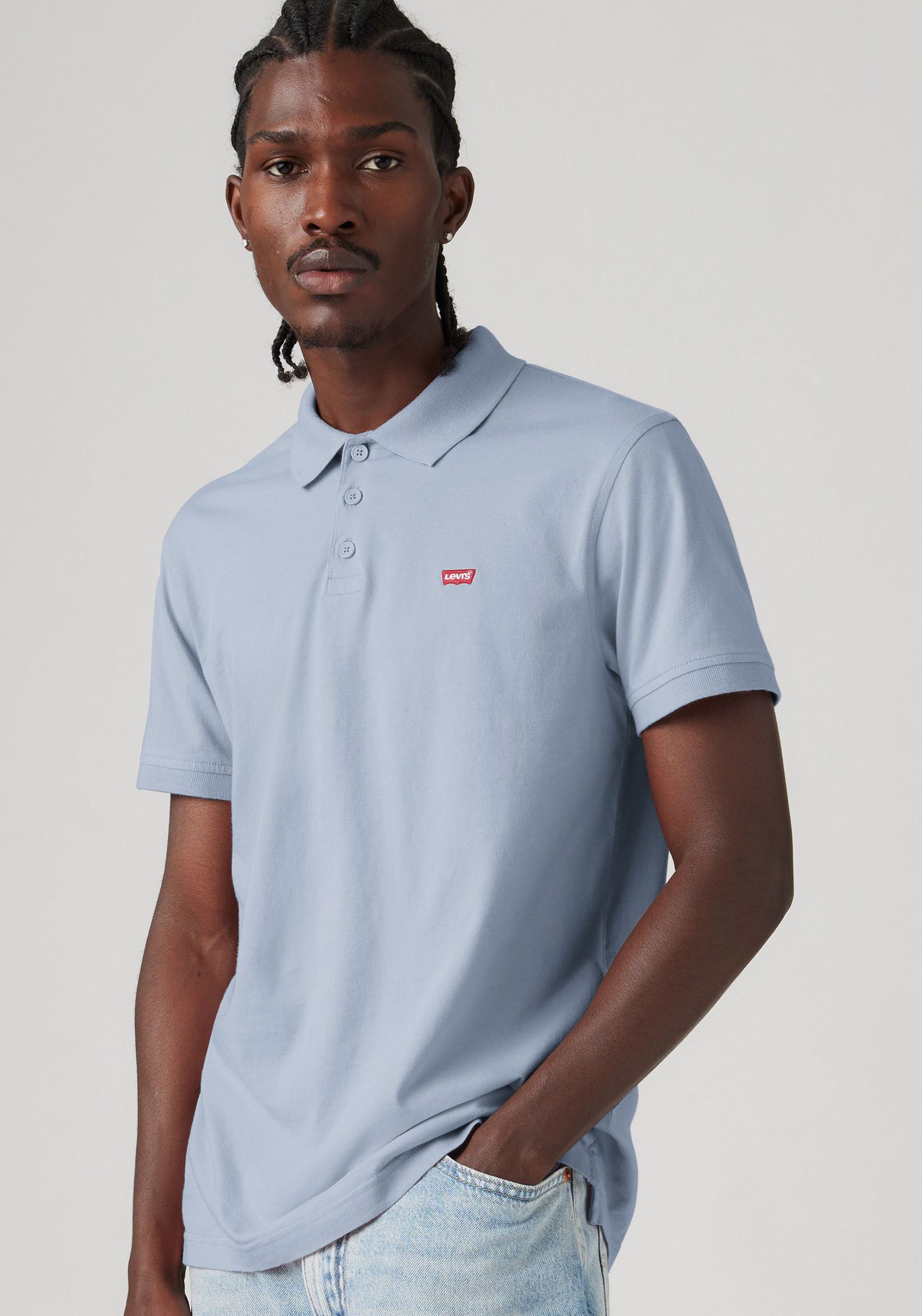 Levi's® Poloshirt LE NEW LEVIS HM POLO met klein batwing-logo