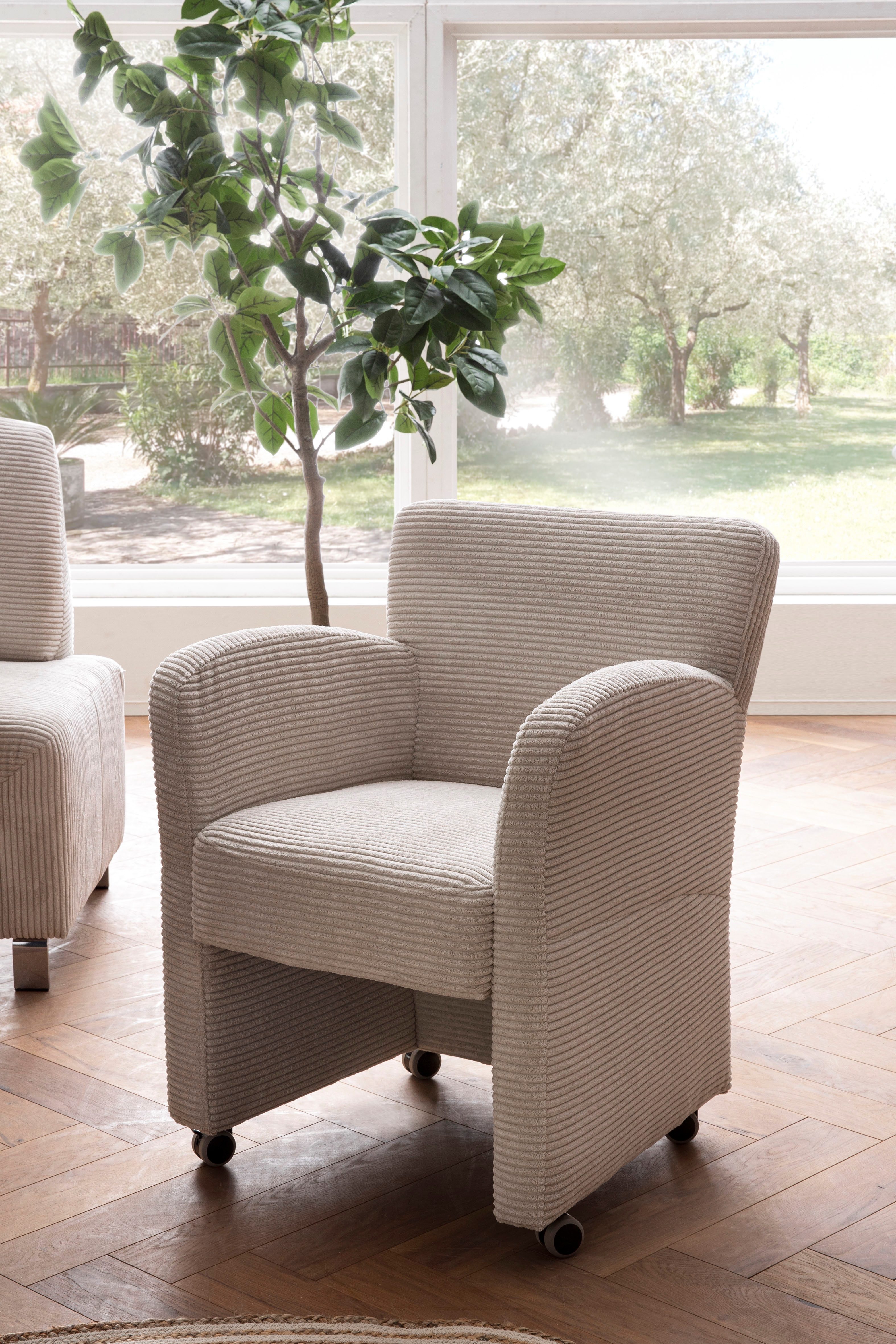 exxpo - sofa fashion Fauteuil Intenso, loungesessel, modern, keuze uit leer of textiel hoge bodemvrijheid, vrij in de ruimte te plaatsen, hoog zitcomfort