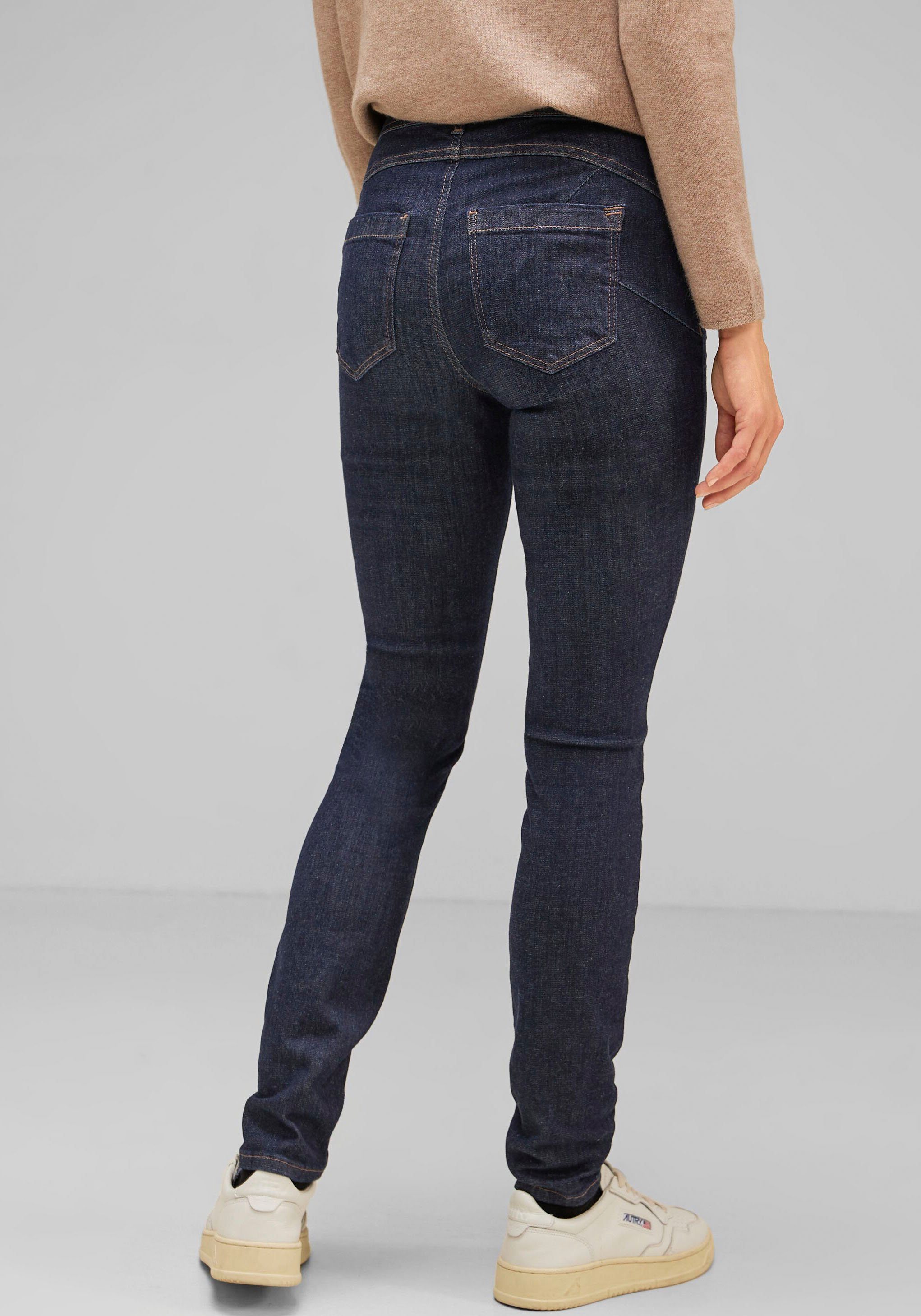 STREET ONE Slim fit jeans in 5-pocketsstijl