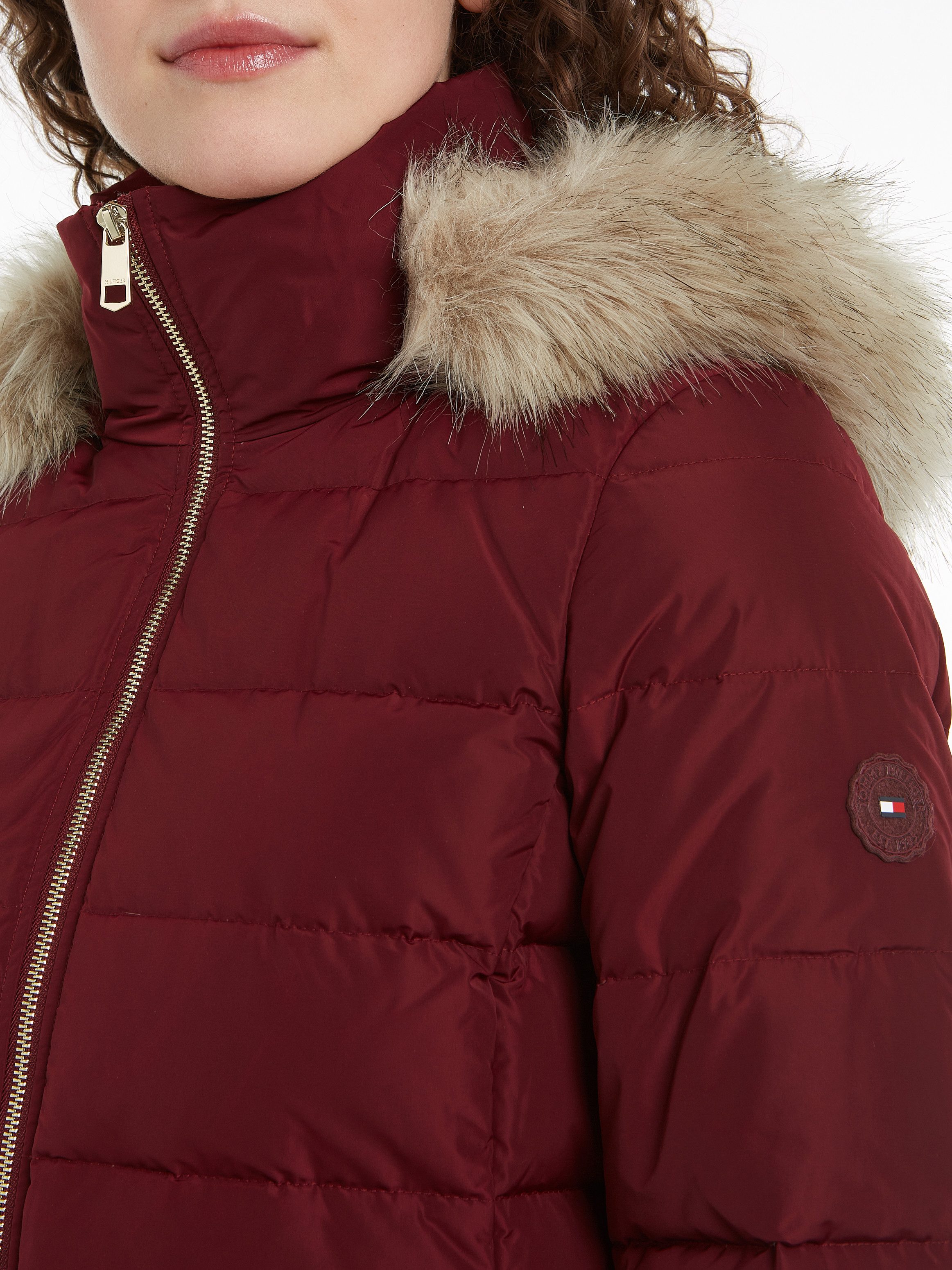 Tommy Hilfiger Gewatteerde jas met logopatch