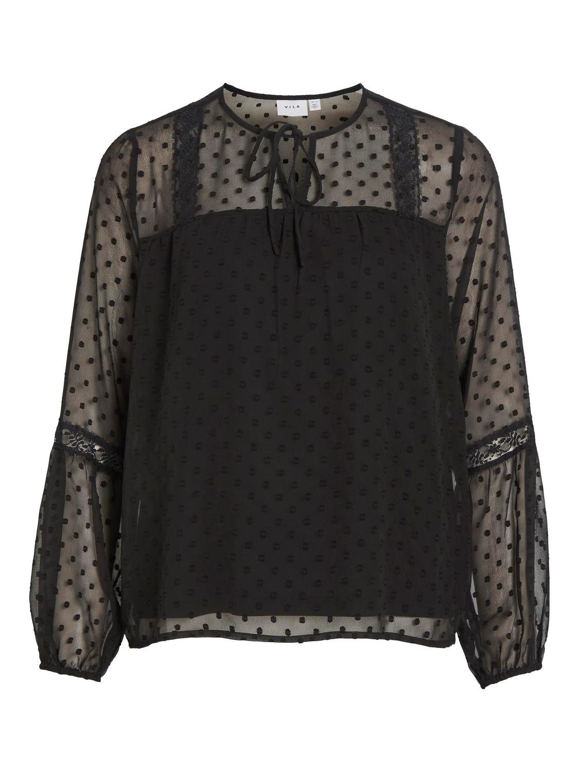 Vila Shirt VIEDEE L/S TOP - NOOS