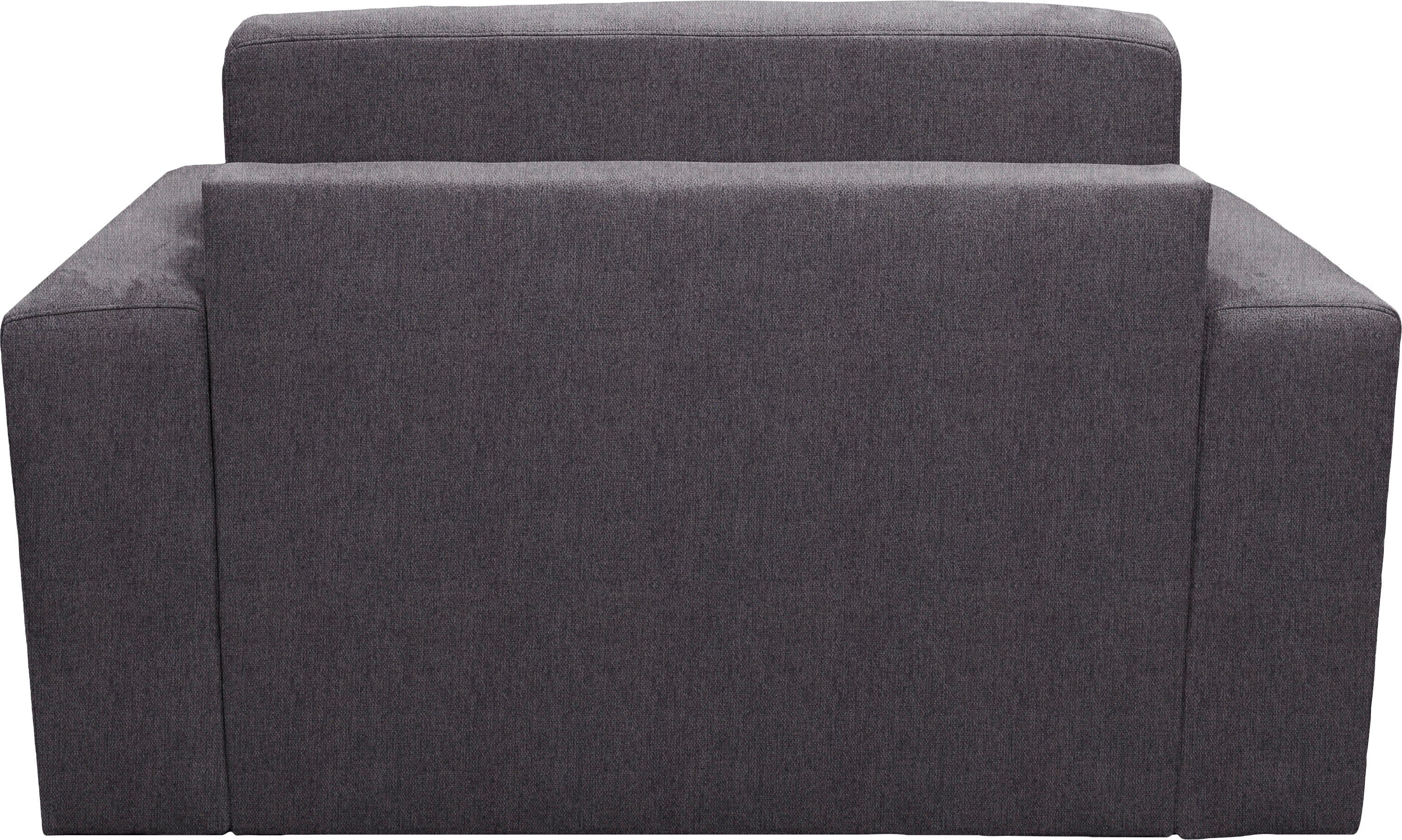 Home affaire Fauteuil Roma matras hoogte 140 cm Bedfunctie, met vering, Afmeting liggend ca. 83x198 cm