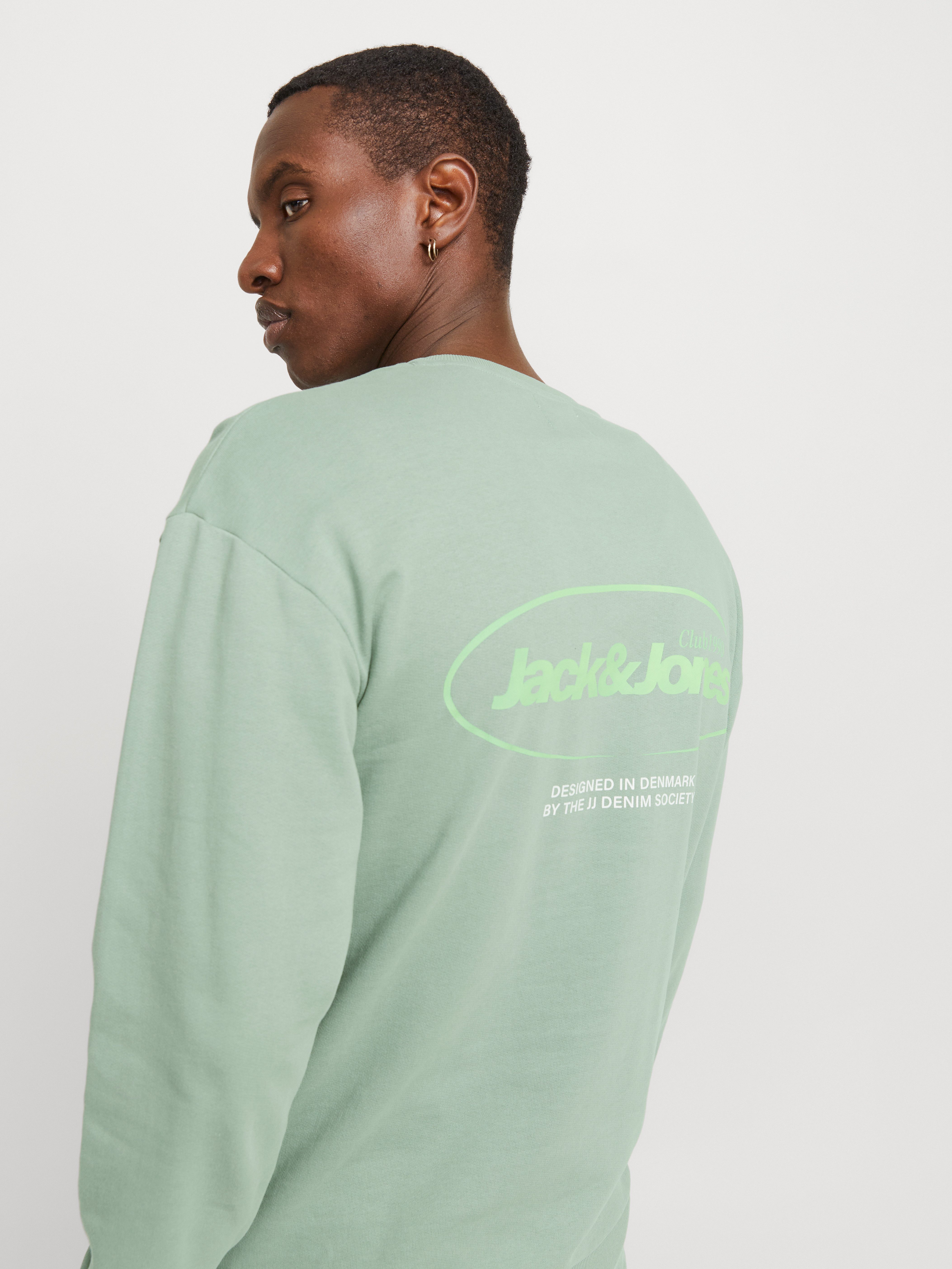 Jack & Jones Sweatshirt JJEBRADLEY GRAPHIC SWEAT CREW NOOS
