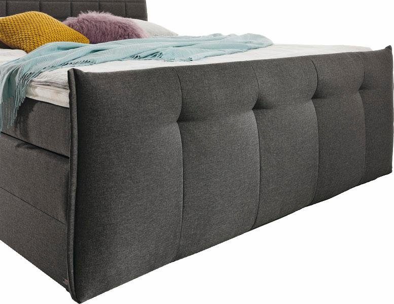 set one by Musterring Boxspring Florida met bedkist, in 5 ligcomfortvarianten