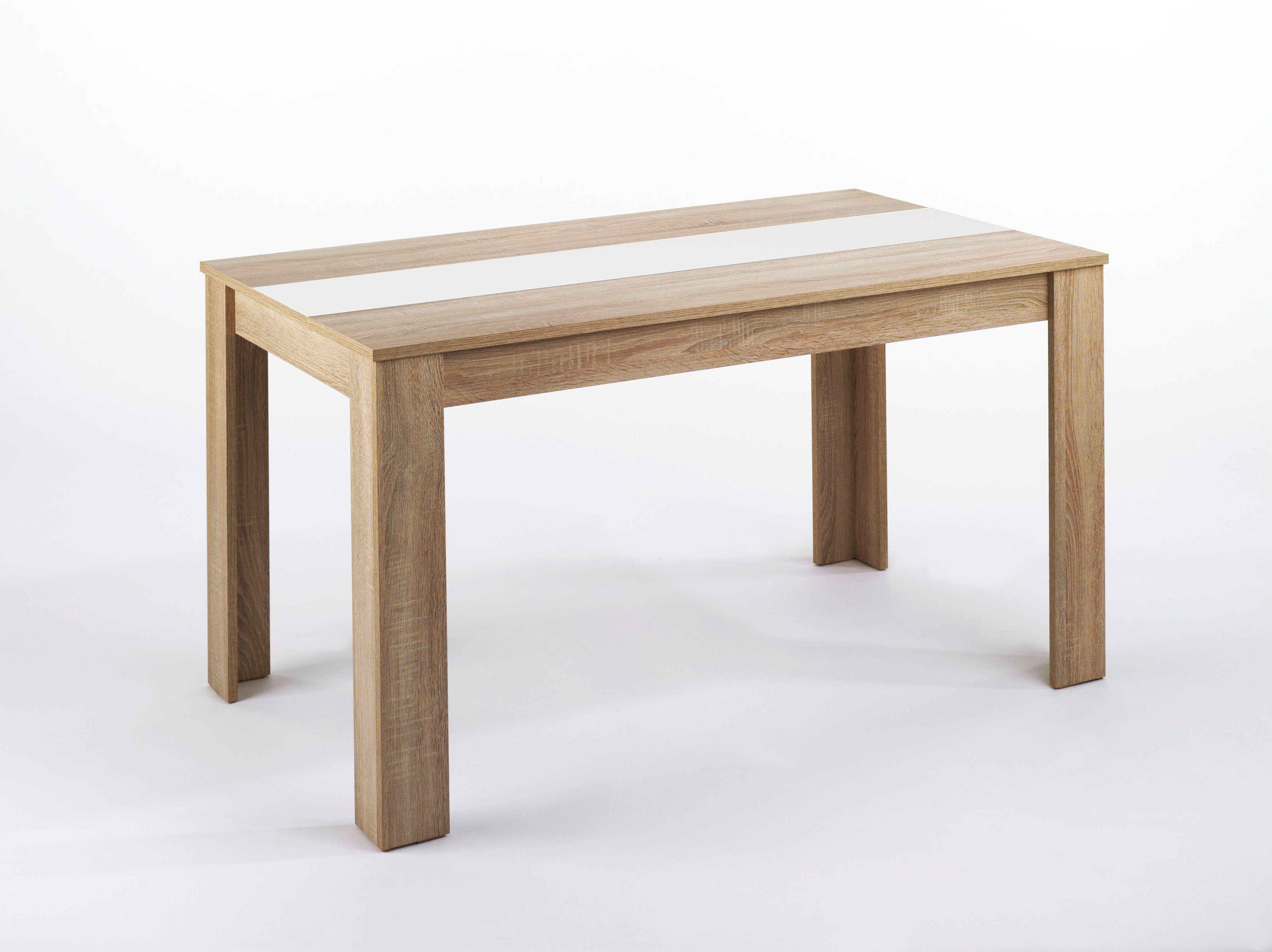 byLIVING Eettafel Nori Breedte 120, 140 of 160 cm, middelste blad keerbaar