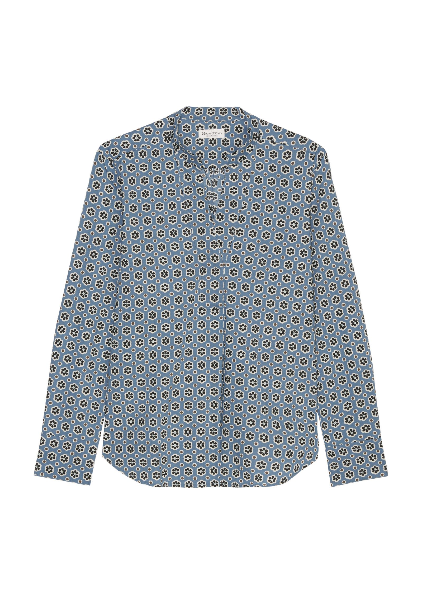 Marc O'Polo Blouse met lange mouwen Blouse met moderne alloverprint