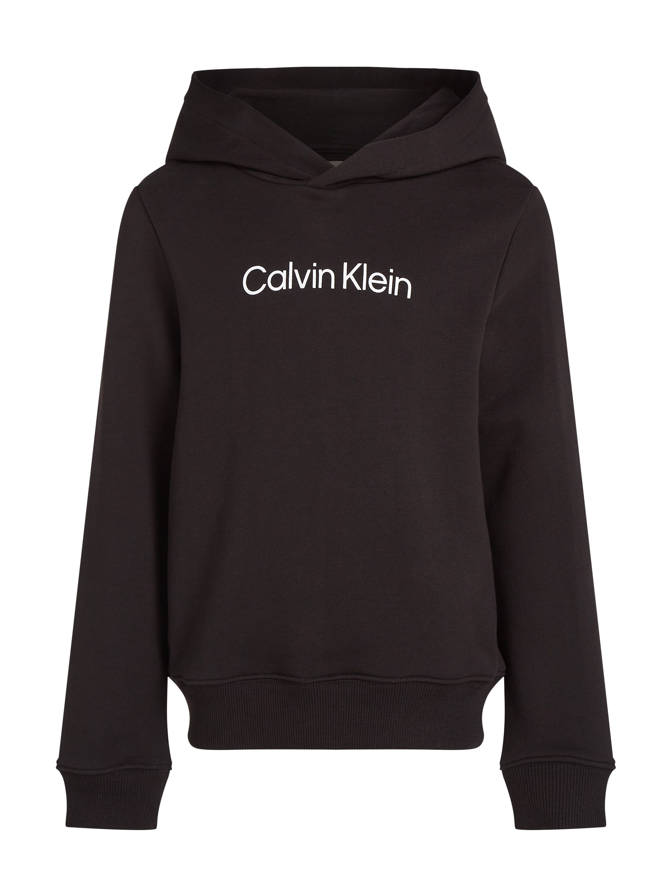 Calvin Klein Hoodie INST. LOGO REG. TERRY HOODIE voor kinderen tot 16 jaar en met logo-opdruk