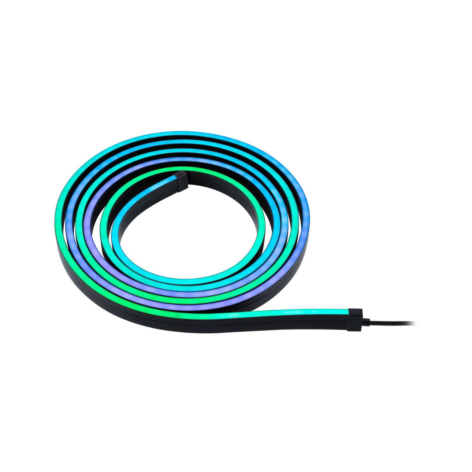 Paulmann Led-lichtslang Entertain LED slang zwart neon RGB+ Kleurwisselaar & kleurregeling & dimmer (1 stuk)