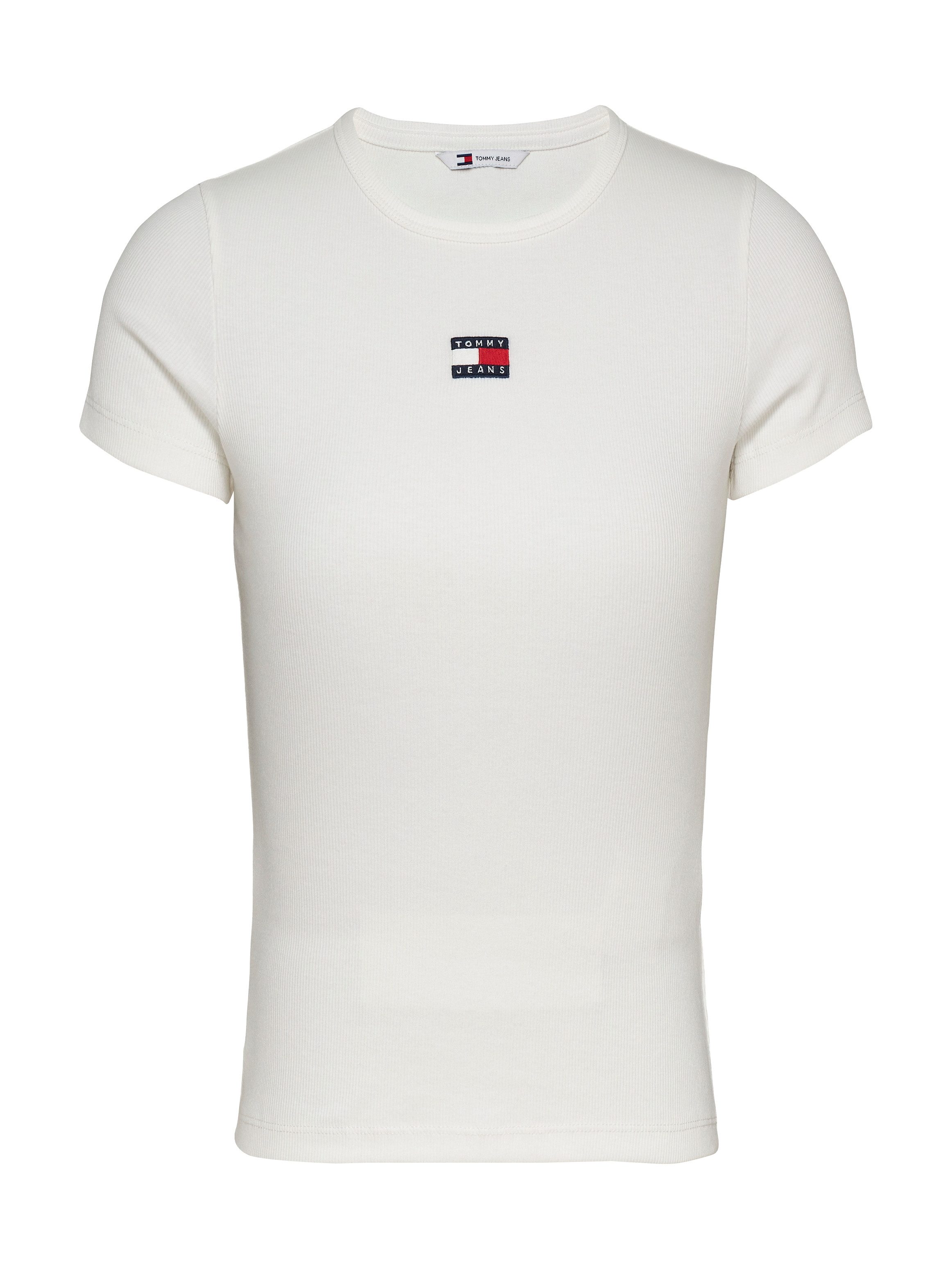 TOMMY JEANS T-shirt TJW SLIM BADGE RIB TEE