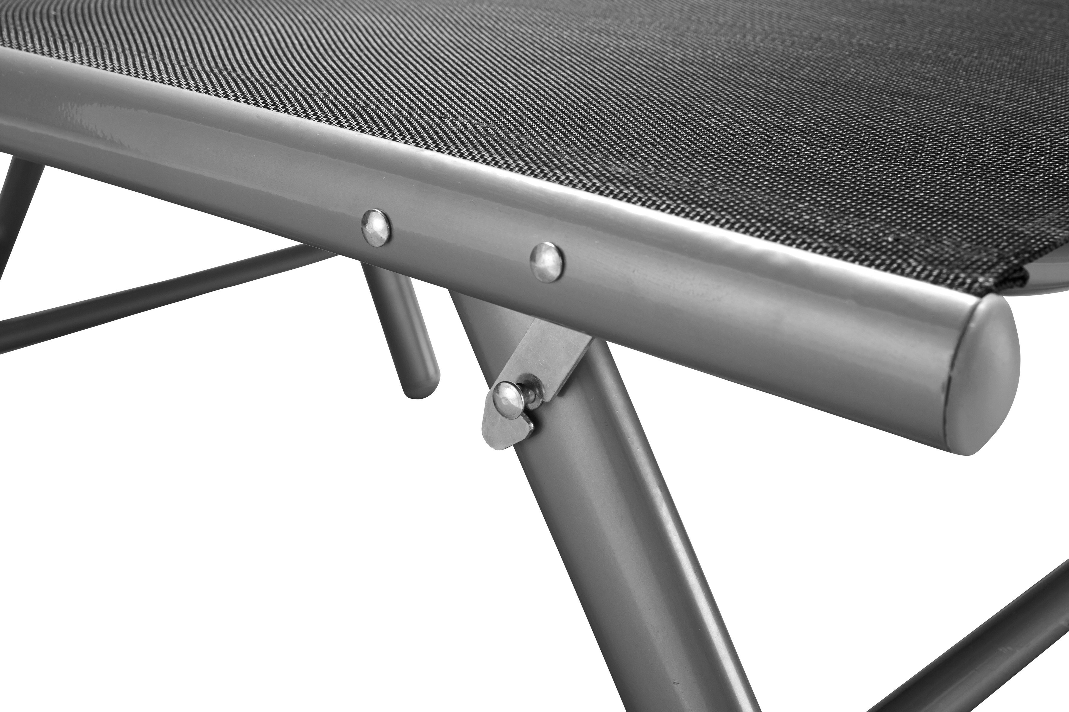 MERXX Ligstoel Aluminium/textiel, inklapbaar