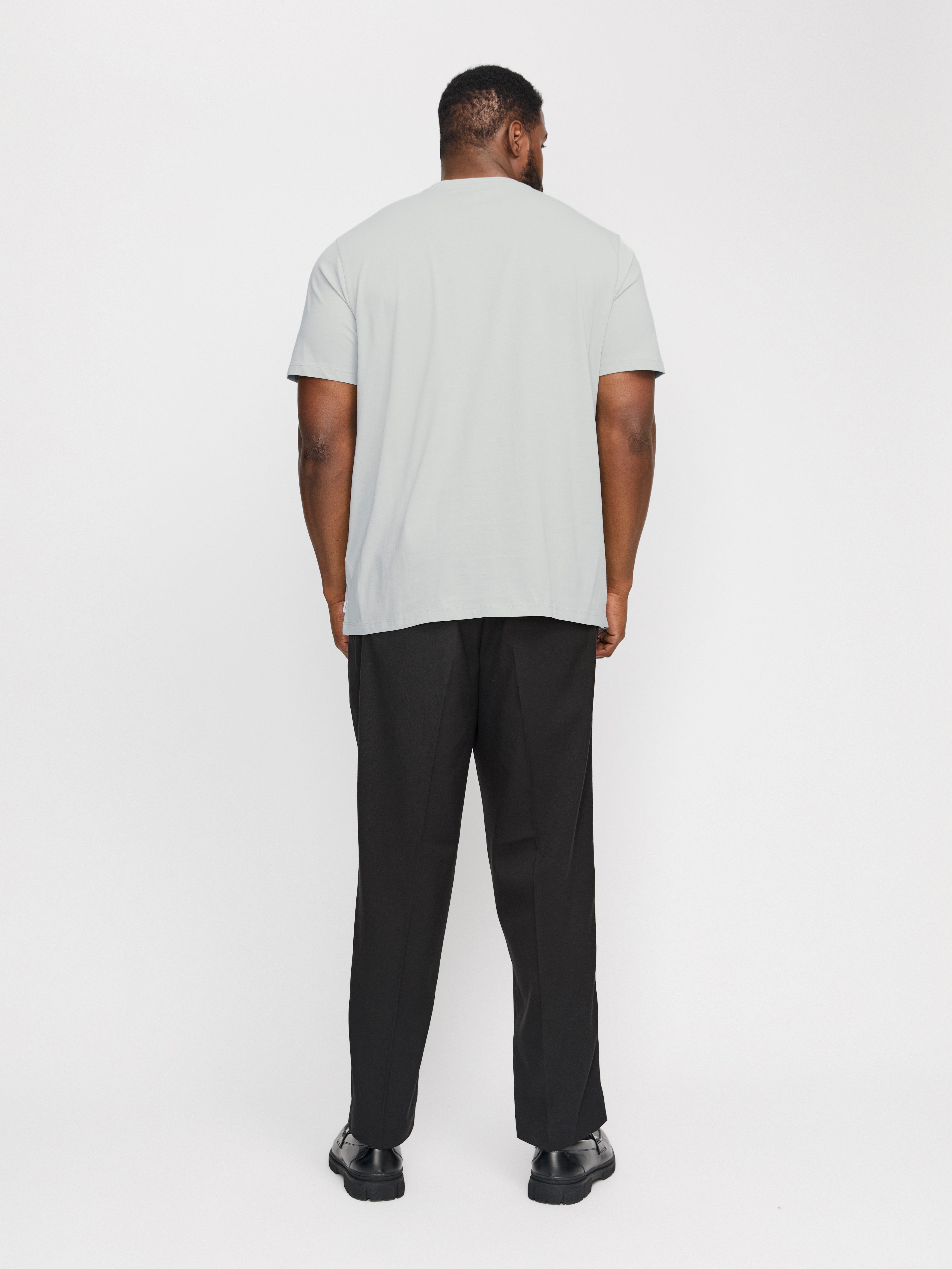 Jack & Jones PlusSize Shirt met ronde hals JJEORGANIC BASIC TEE SS O-NECK NOOS PLS