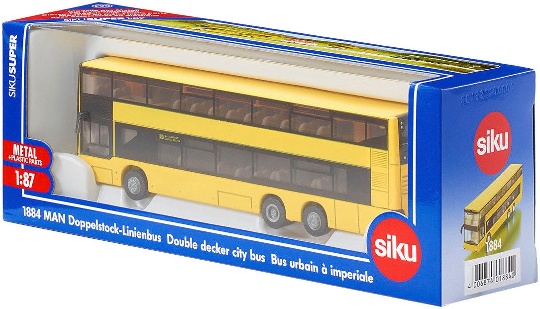 Siku Speelgoed-bus Siku super, men dubbeldekker lijnbus (1884)