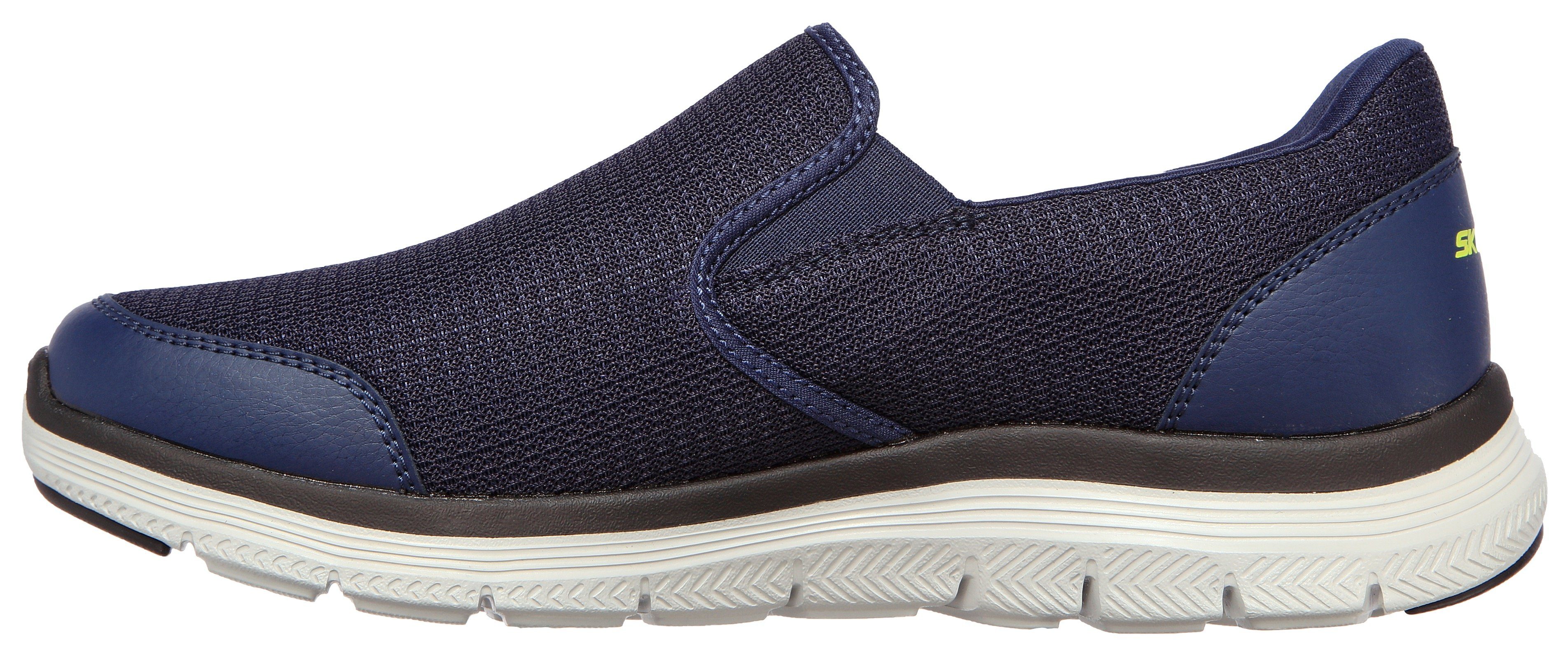 Skechers Slip-on sneakers FLEX ADVANTAGE 4.0 Slipper, slip-on schoen, comfortschoen met air cooled memory foam