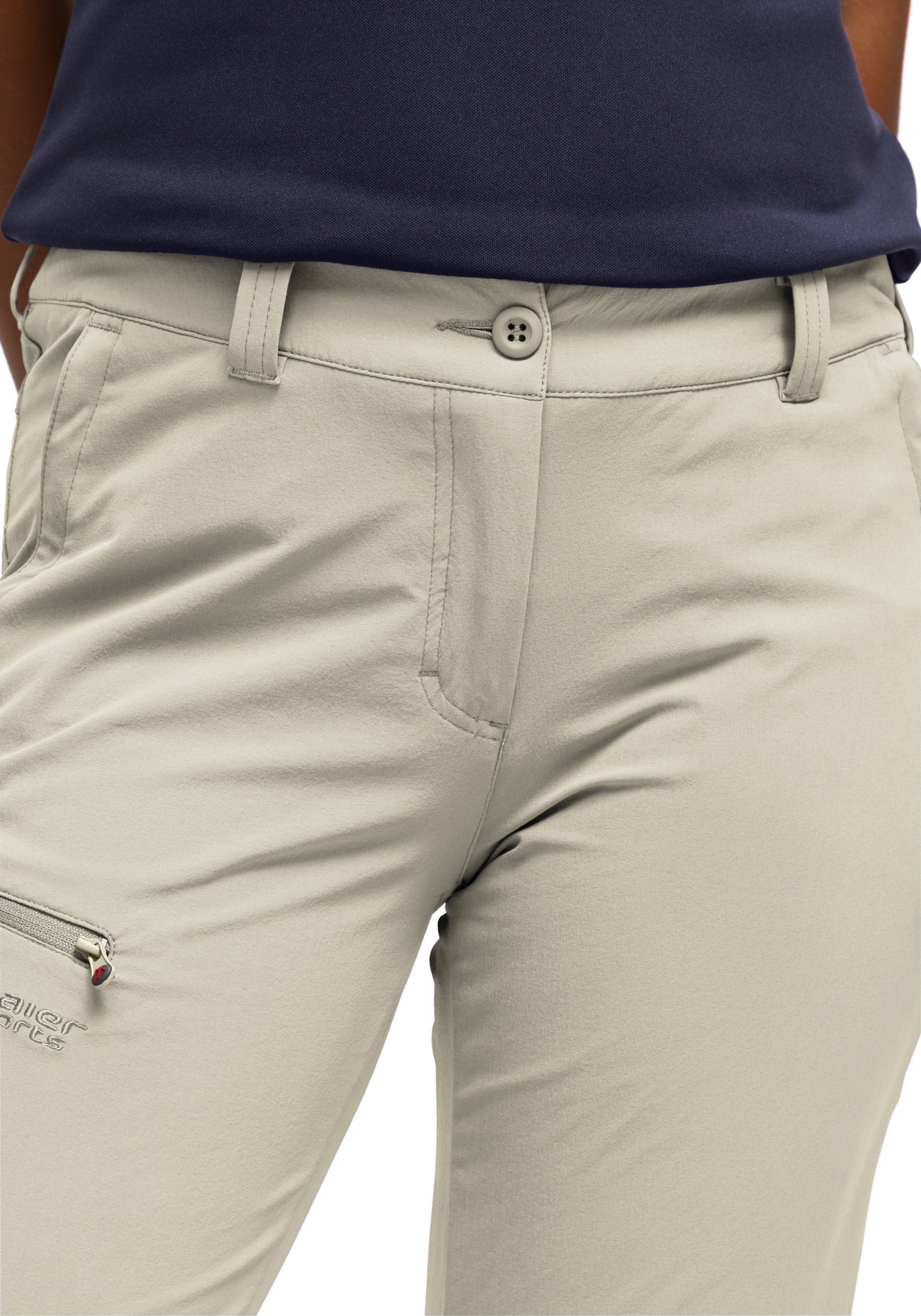 Maier Sports Functionele broek Inara slim Heren wandelbroek ademende outdoor-broek 4 zakken slim fit