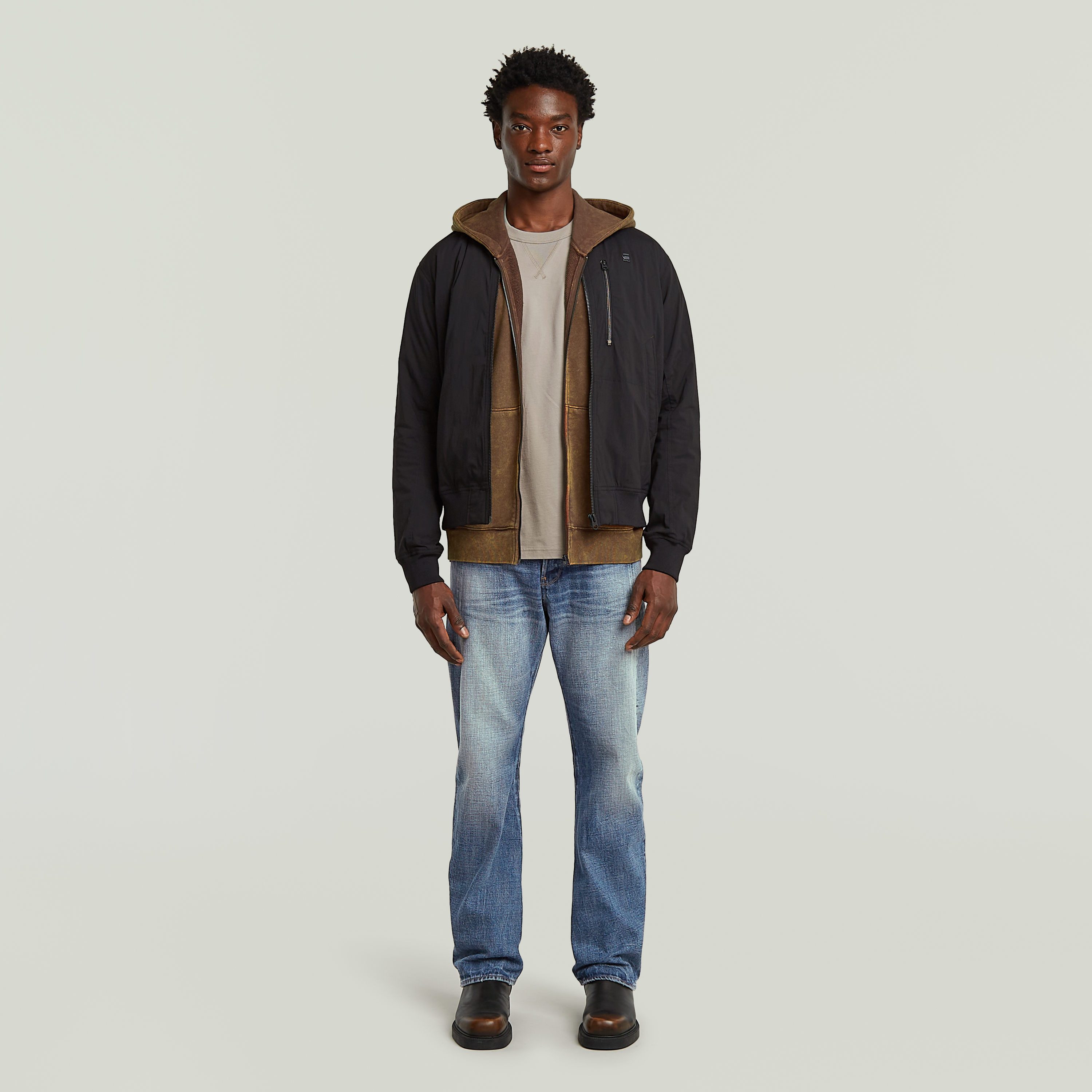 G-Star RAW Bomberjack Tech Bomber met doorgestikte voering