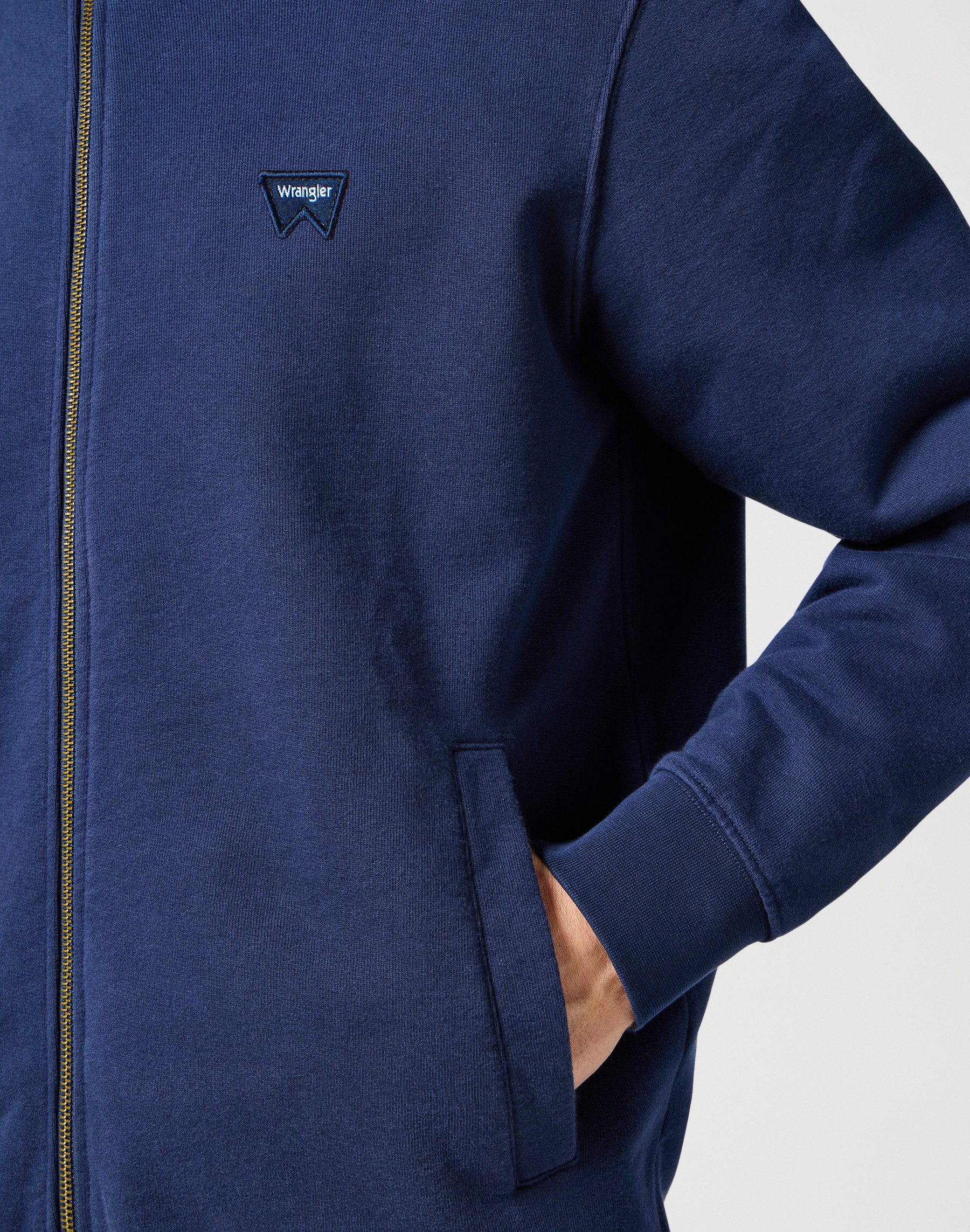 Wrangler Sweatvest FUNNEL NECK ZIP