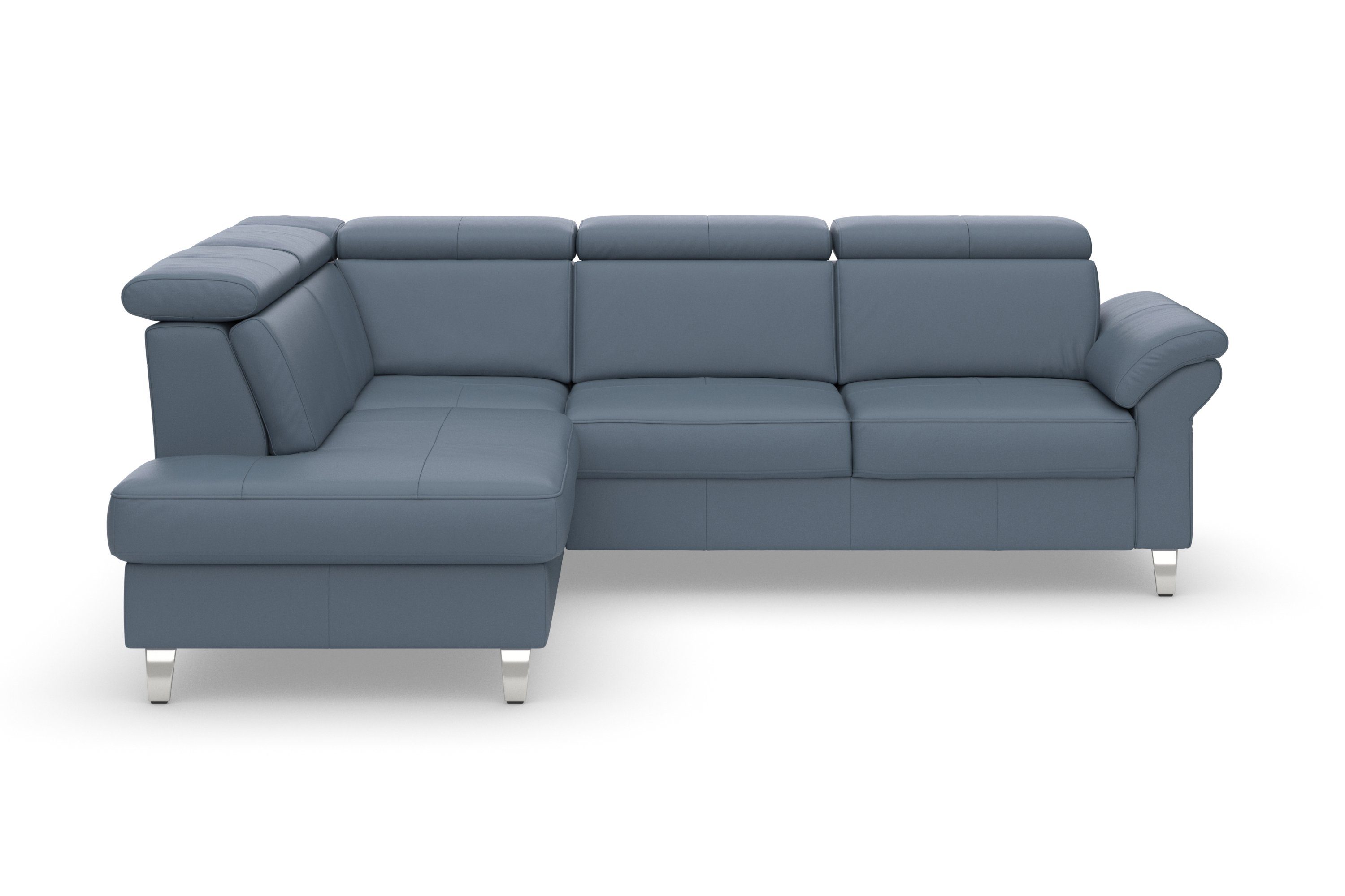 sit&more Hoekbank Arngast L-vorm met verstelbare hoofdsteun en binnenvering