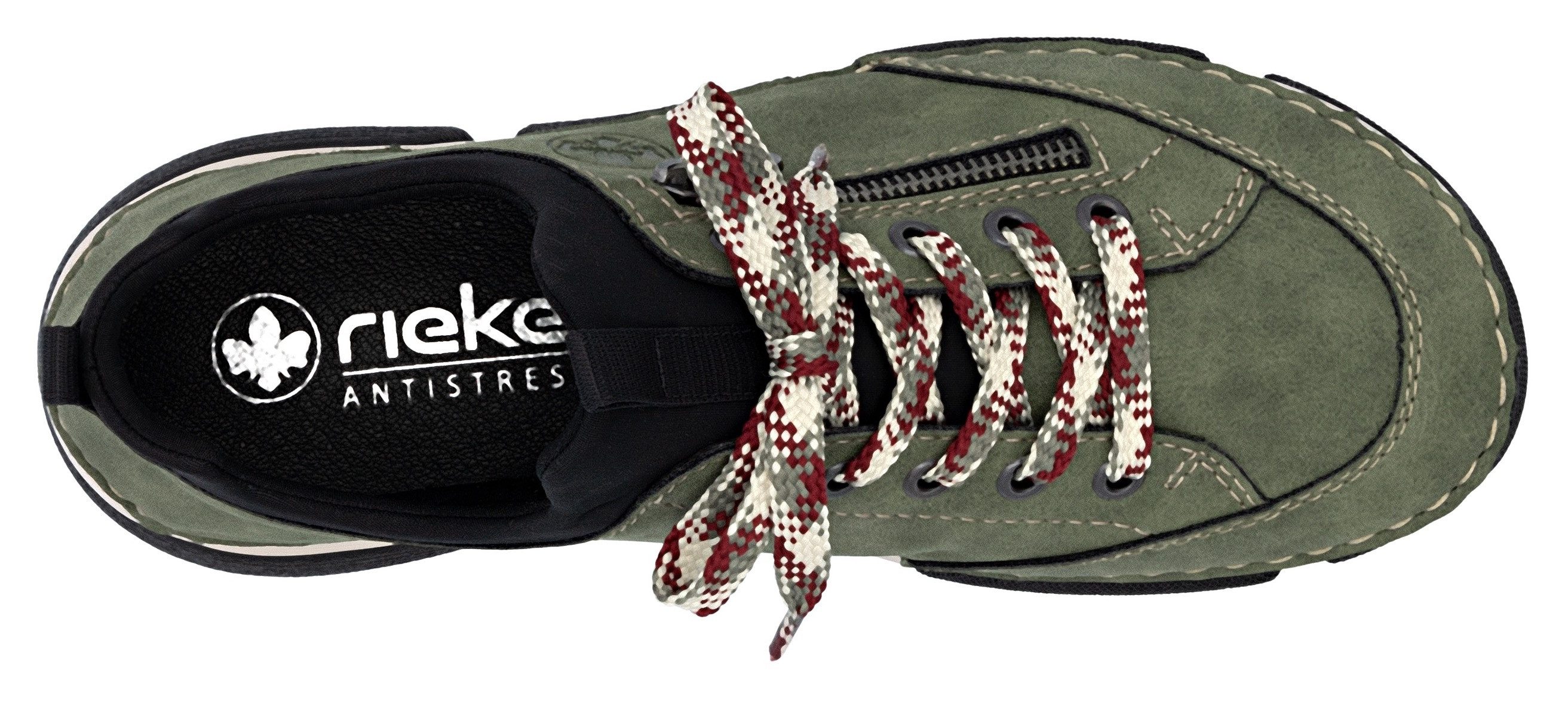 Rieker Slip-on sneakers , instapschoen, halfschoen, vrijetijdsschoen met zachte binnenzool