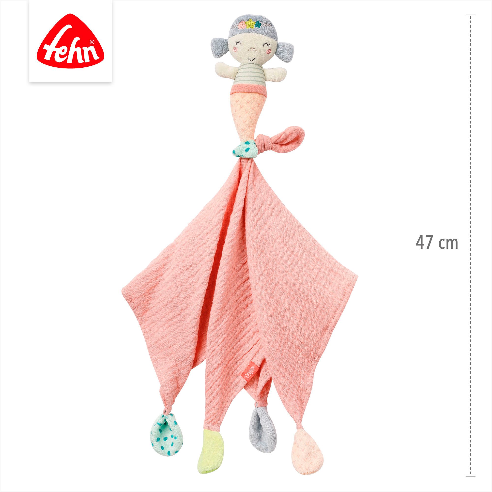 Fehn Knuffeldoekje Zeekinderen, knuffel zeemeermin