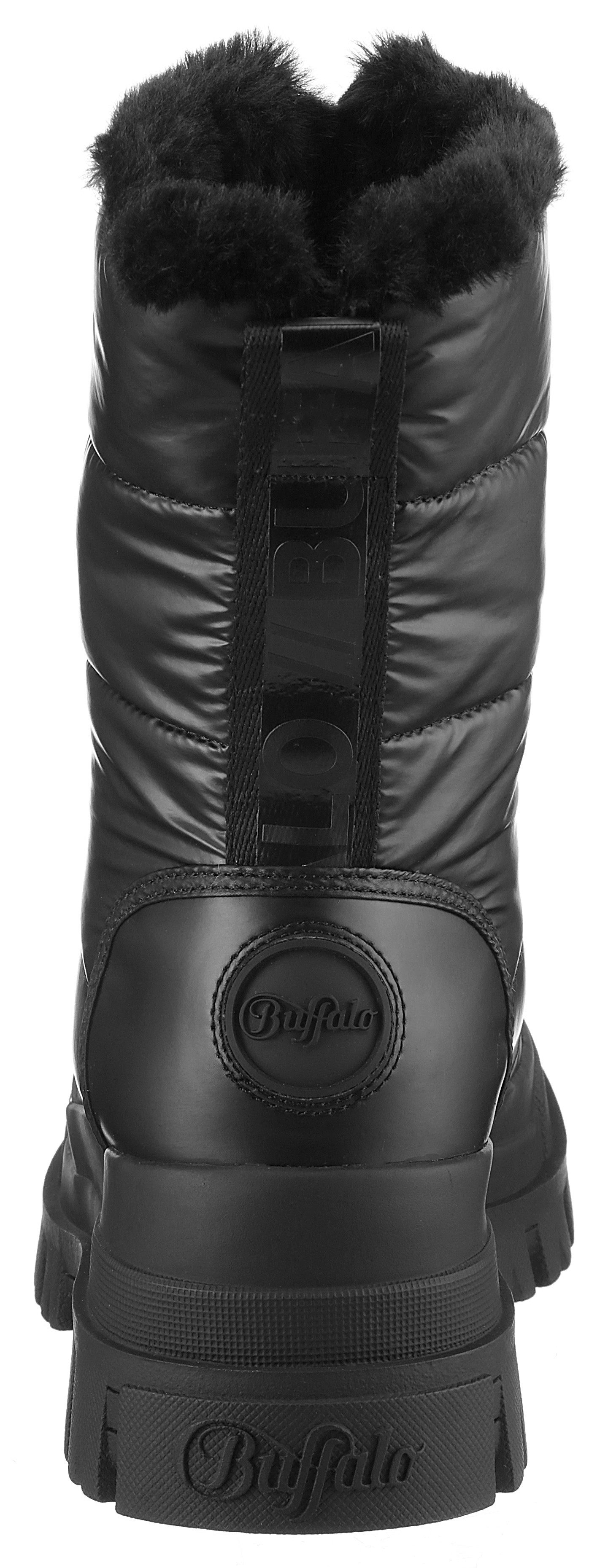 Buffalo Winterlaarzen ASPHA QUILT ZIP VEGAN , instappers, winterenkellaars, snowboot met warme voering