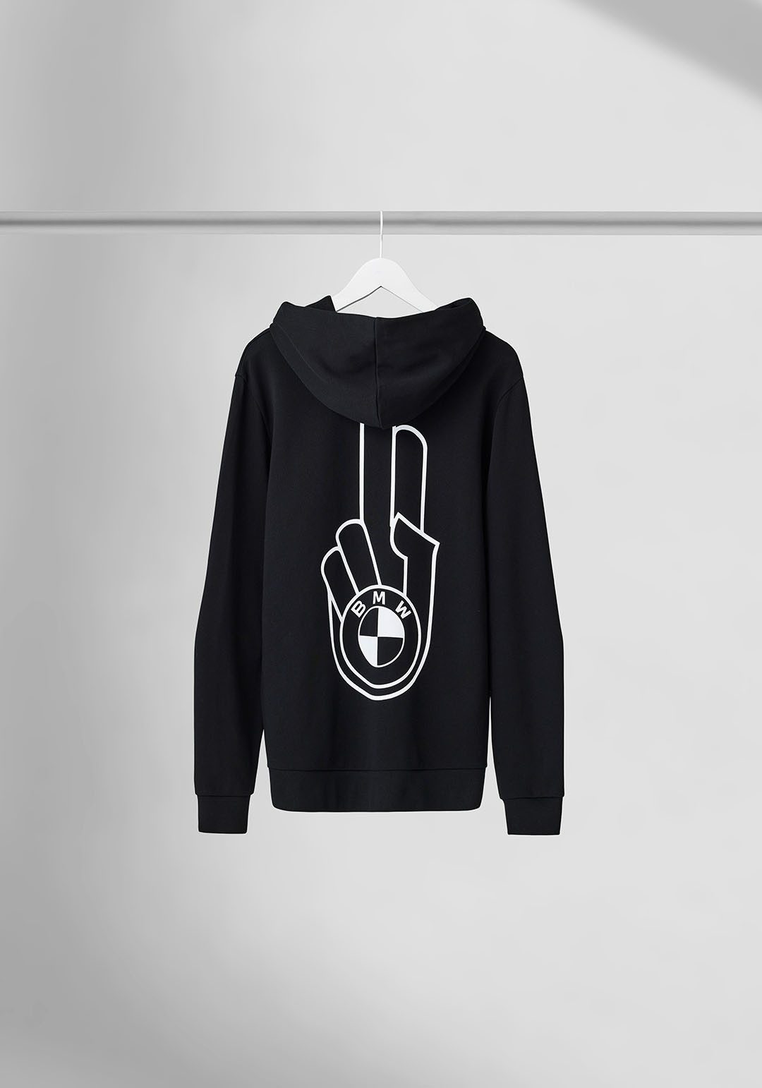 BMW Hoodie met druk op borsthoogte