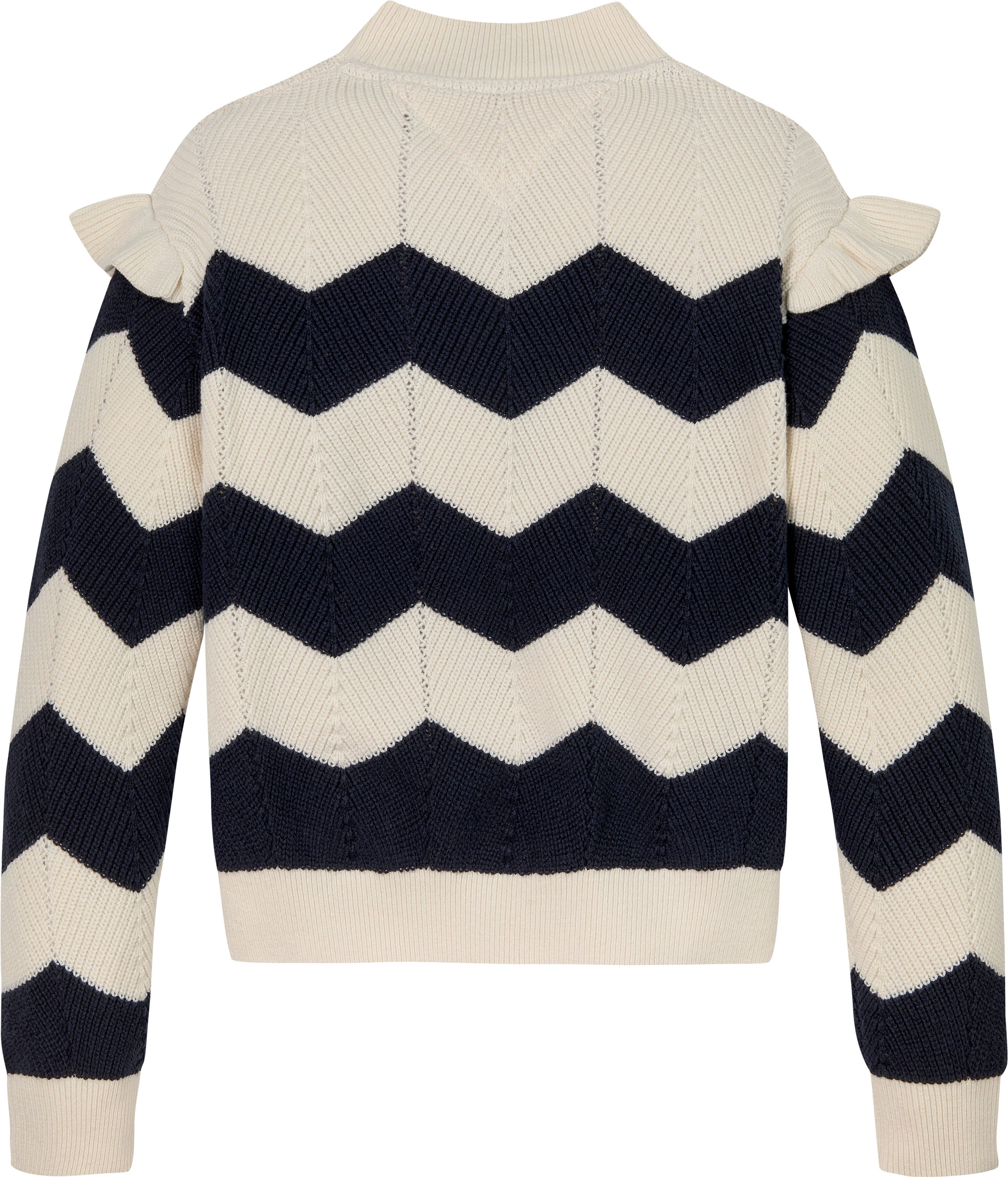 Tommy Hilfiger Gebreide trui WAVY STRIPE SWEATER