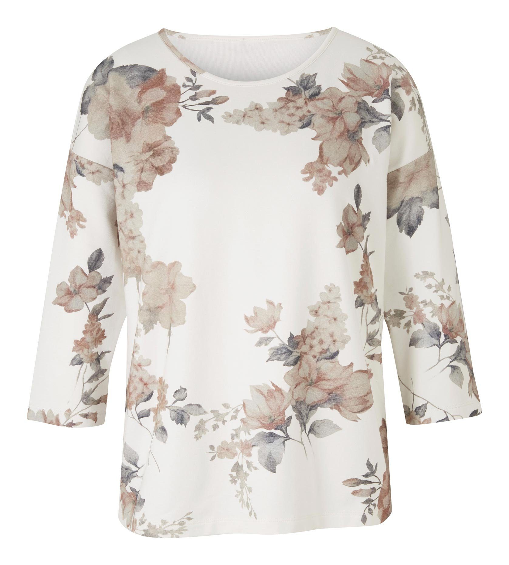 heine Shirt met print Gedessineerd shirt (1-delig)