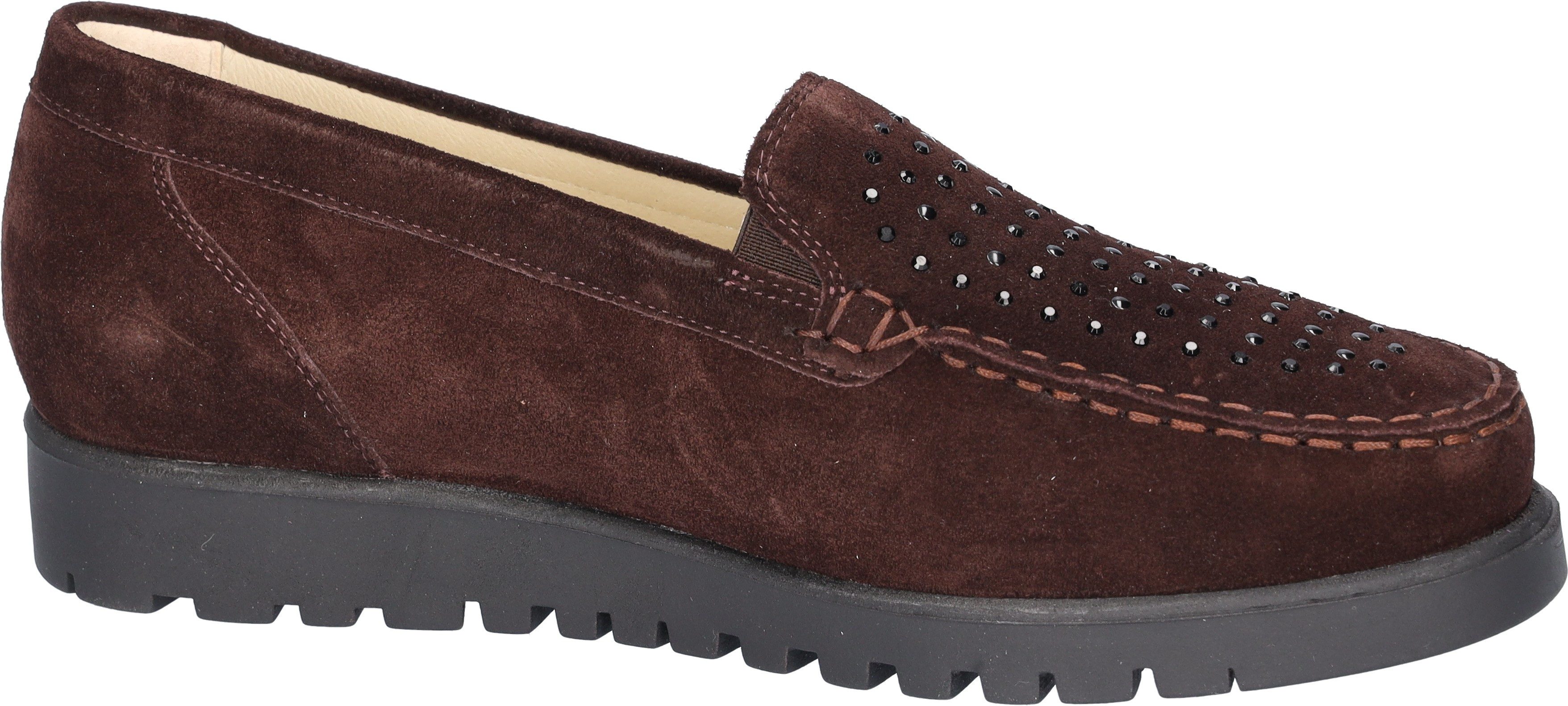 Waldläufer Mocassins HEGLI , slipper, instapschoen, comfort schoen in comfortabele breedte h (=zeer breed)