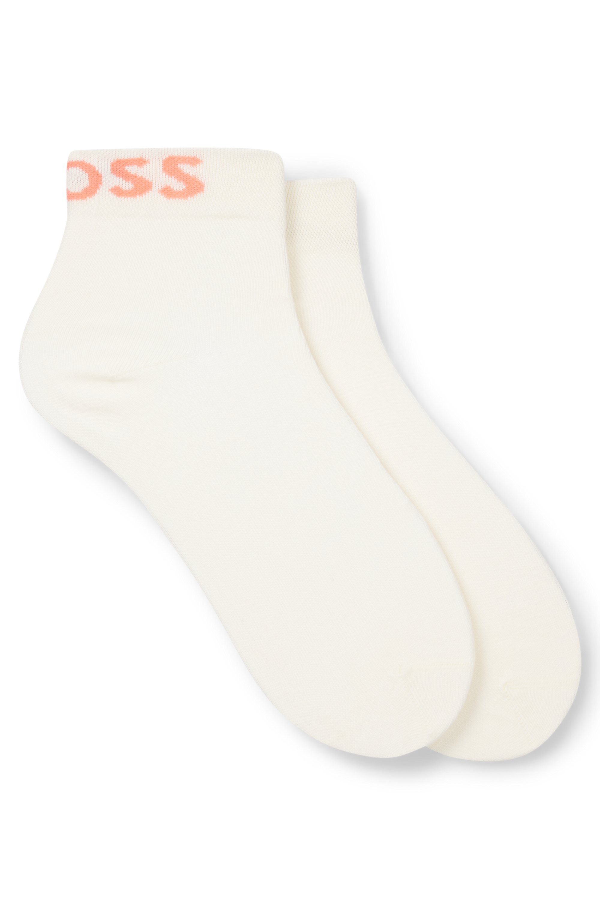 BOSS Vrijetijdssokken 2P SH Logo CC W met gebreid boss logo-tekst (set, 2 paar, 2 stuks)