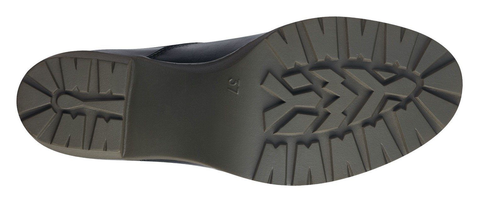 Marco Tozzi Chelsea-boots met stretchinzetten opzij