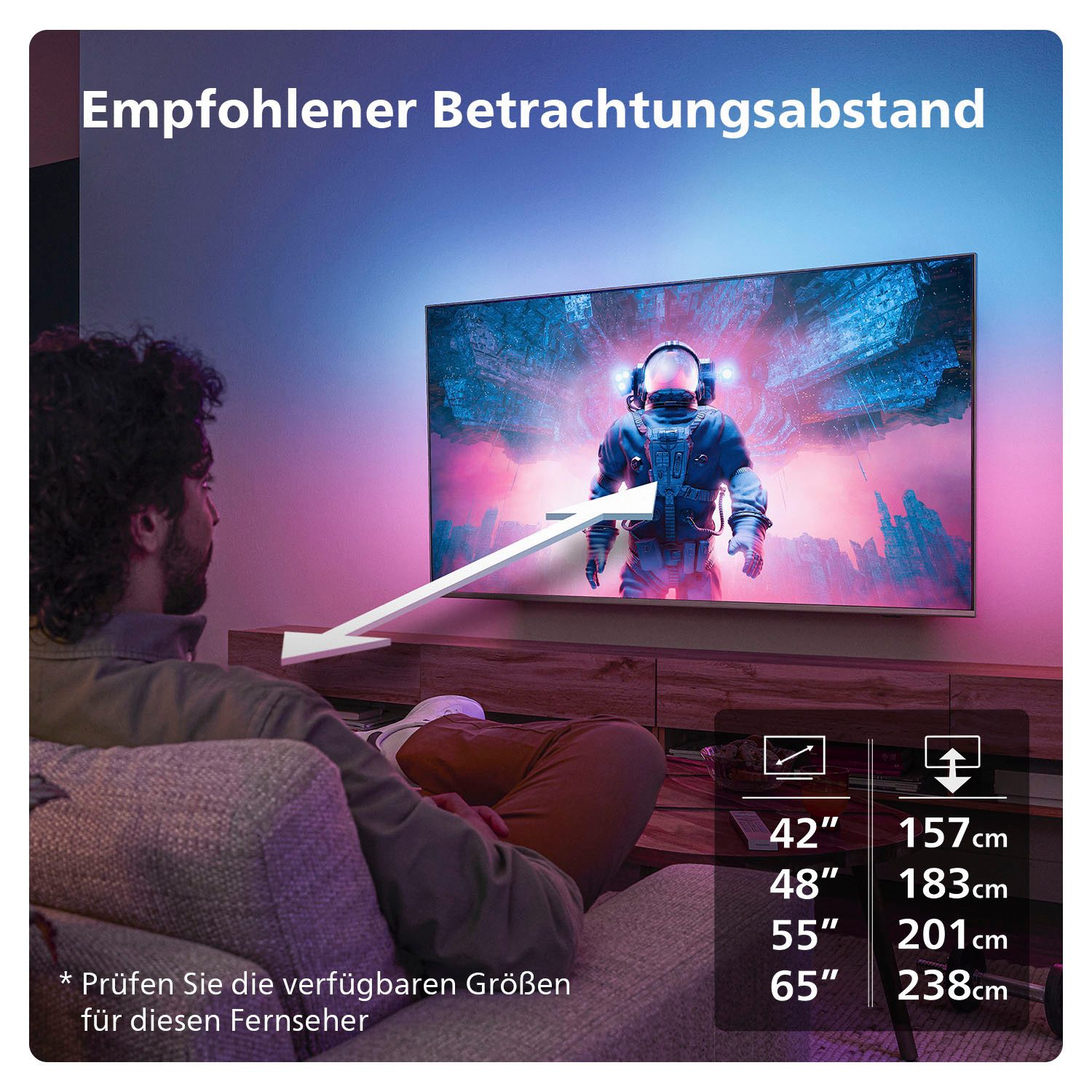 Philips OLED-TV, 194 cm / 77", 4K Ultra HD, Smart TV - Google TV