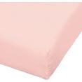 bierbaum hoeslaken jersey met rondom elastiek (1 stuk) roze