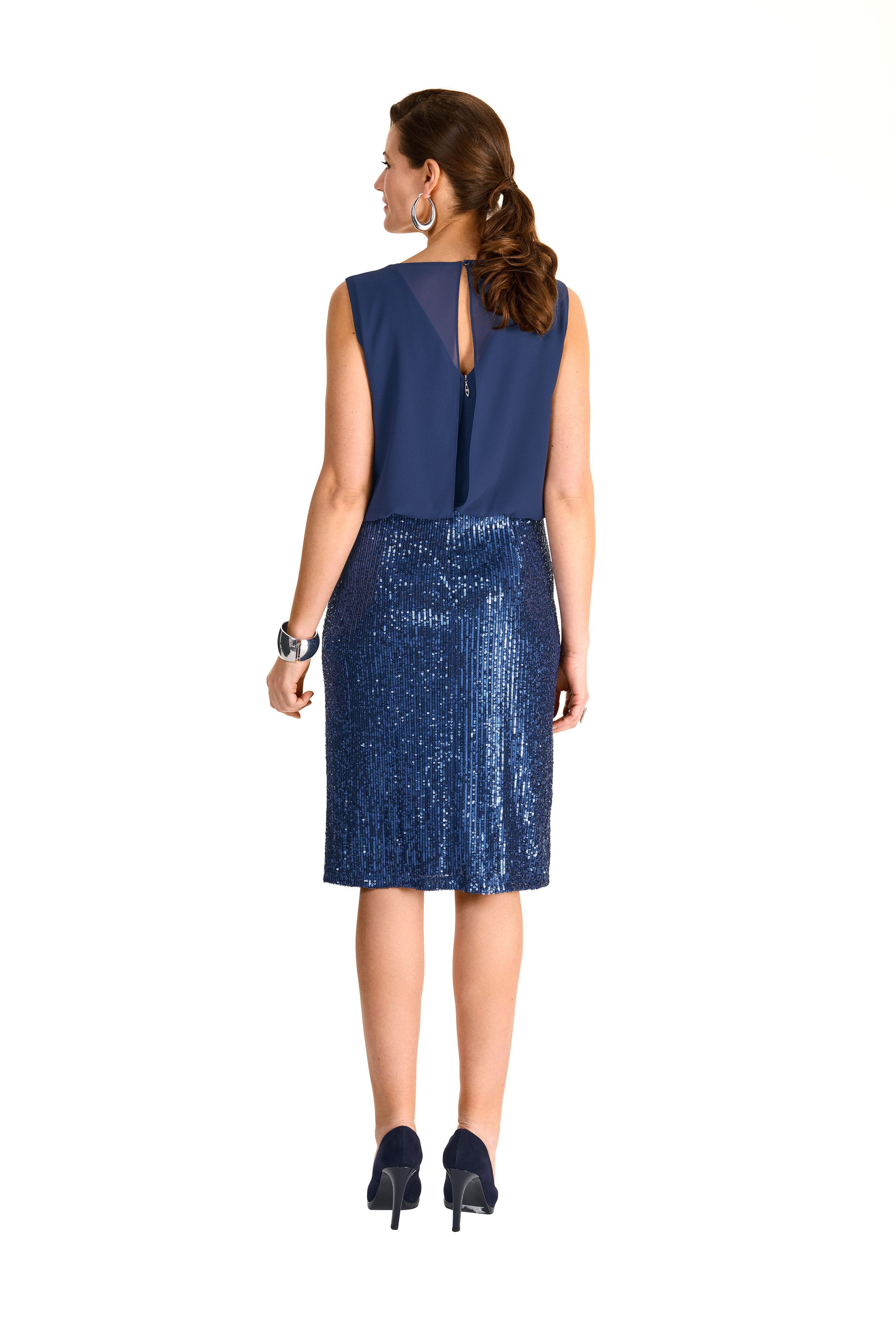 HERMANN LANGE Collection 2-in-1-jurk met paillettenrok