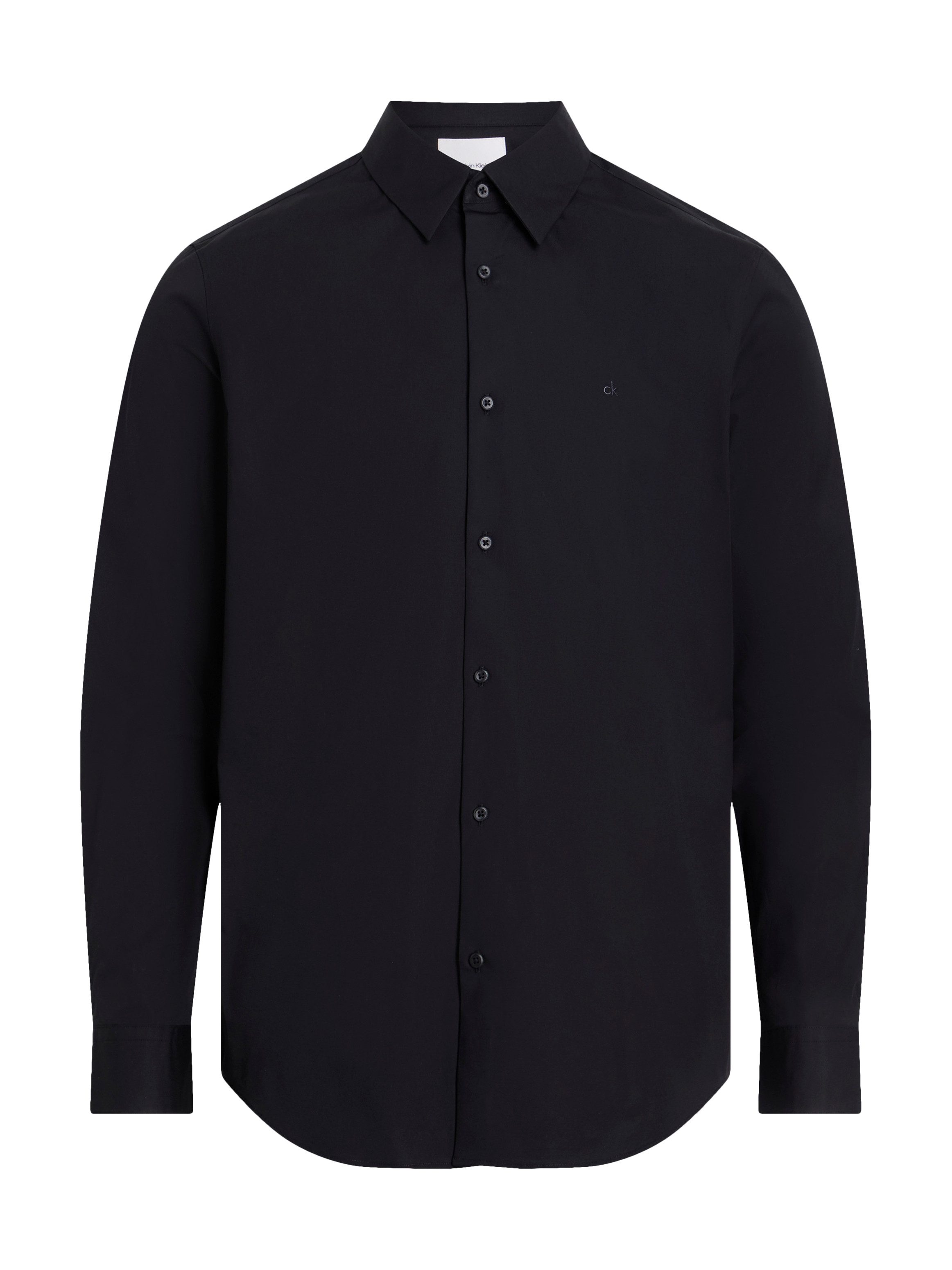 Calvin Klein Overhemd met lange mouwen LONG SLEEVE SOLID STRETCH SLIM SHIRT