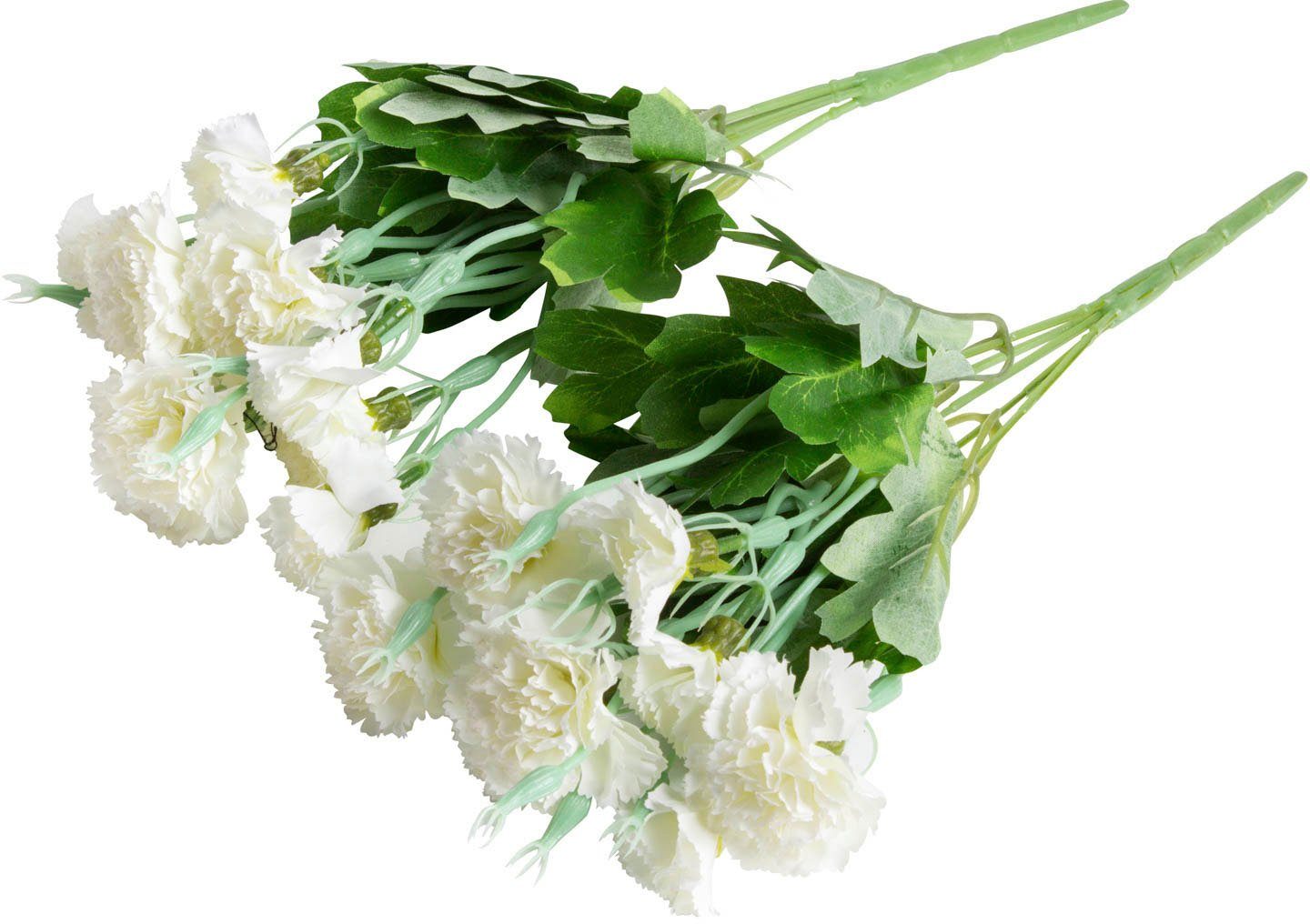Botanic-Haus Kunstbloem Kruidnagelstruik (set, 2 stuks) kunstbloemen beige