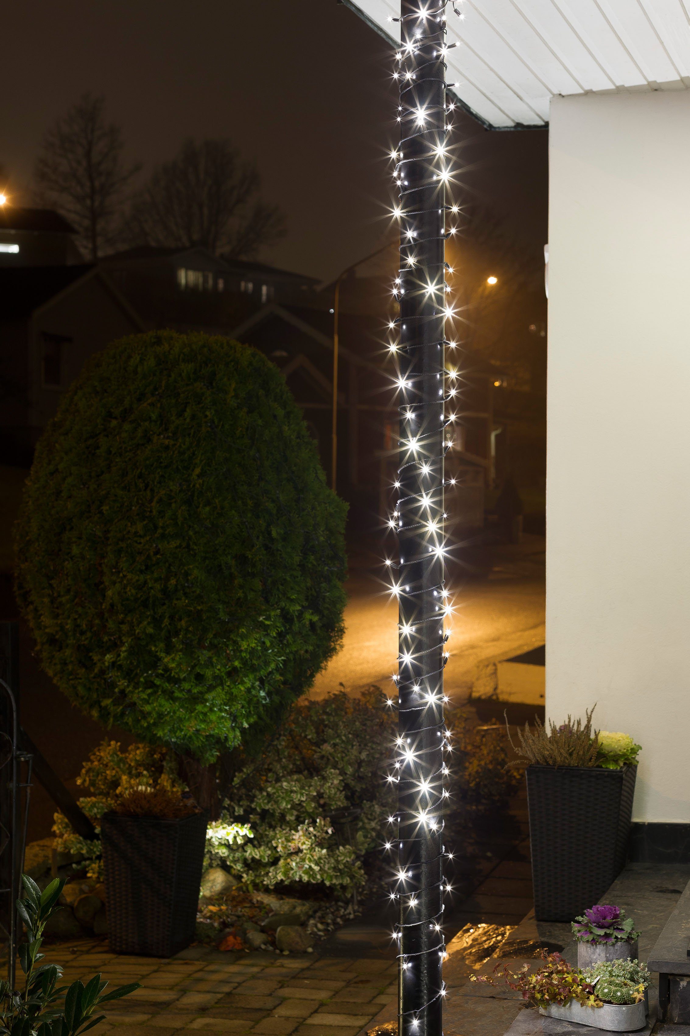 KONSTSMIDE Led-lichtsnoer Kerstversiering buiten Micro ledlichtsnoer, dubbel geïsoleerd/bekleed, 40 warmwitte dioden (1 stuk) kerstboomverlichting
