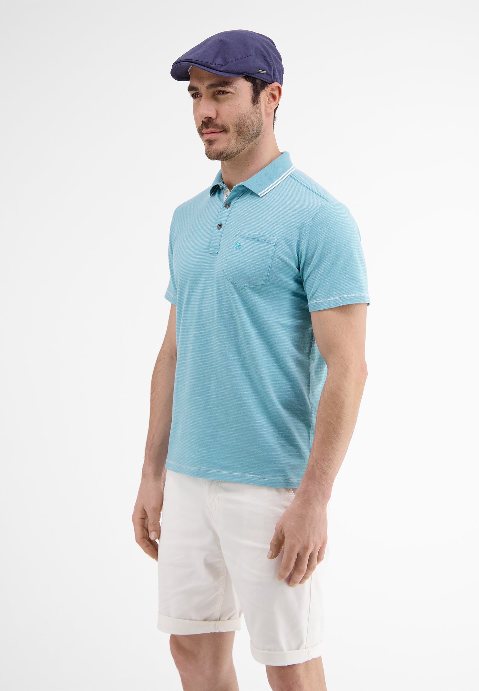 Lerros Poloshirt LERROS poloshirt met finelinerstrepen