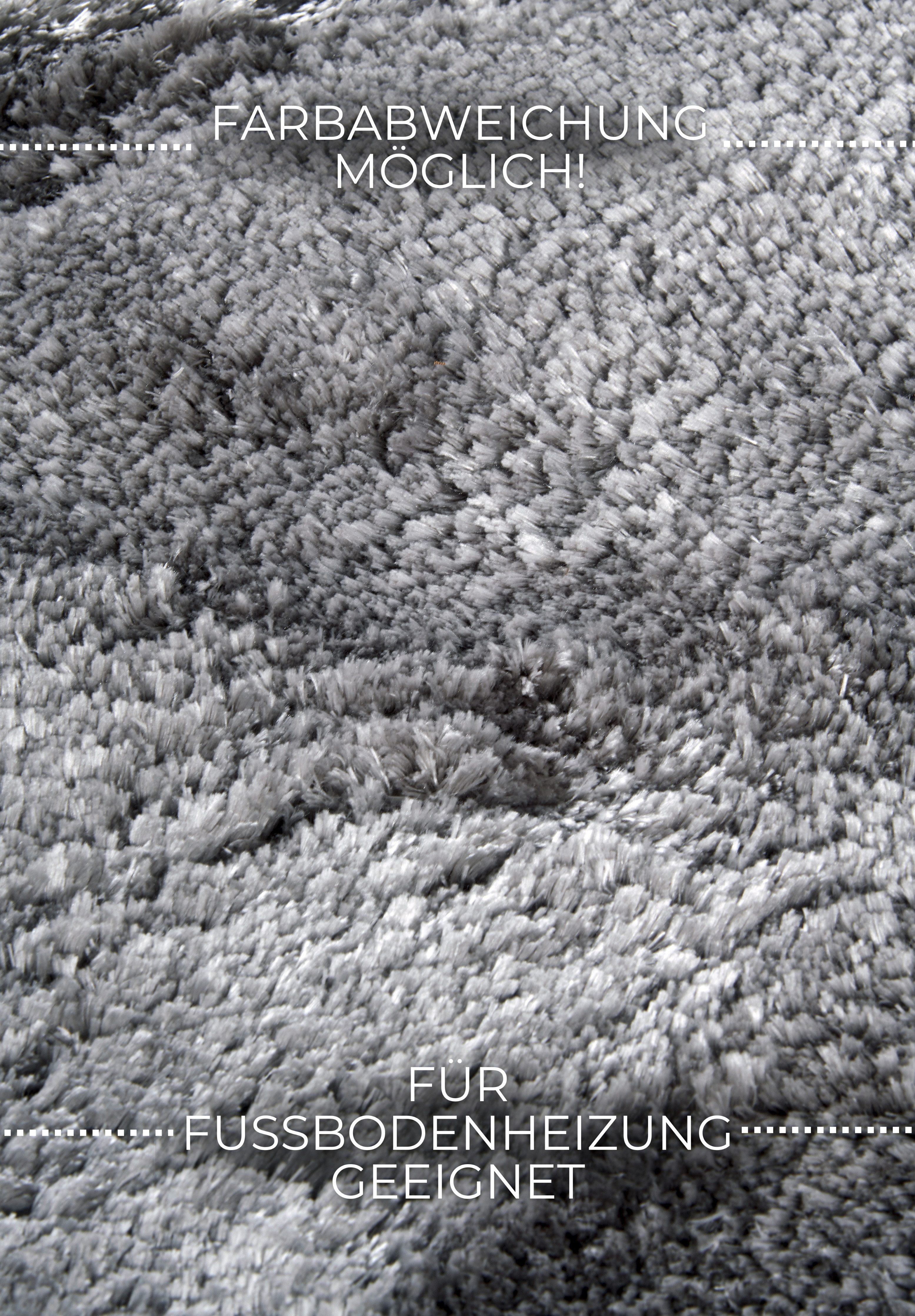 ELLE DECORATION Hoogpolig vloerkleed Calida Lange pool, shaggy, effen, pluizig, zacht, glanzend, modern, effen