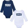 levi's kidswear body met lange mouwen uniseks (2-delig) wit
