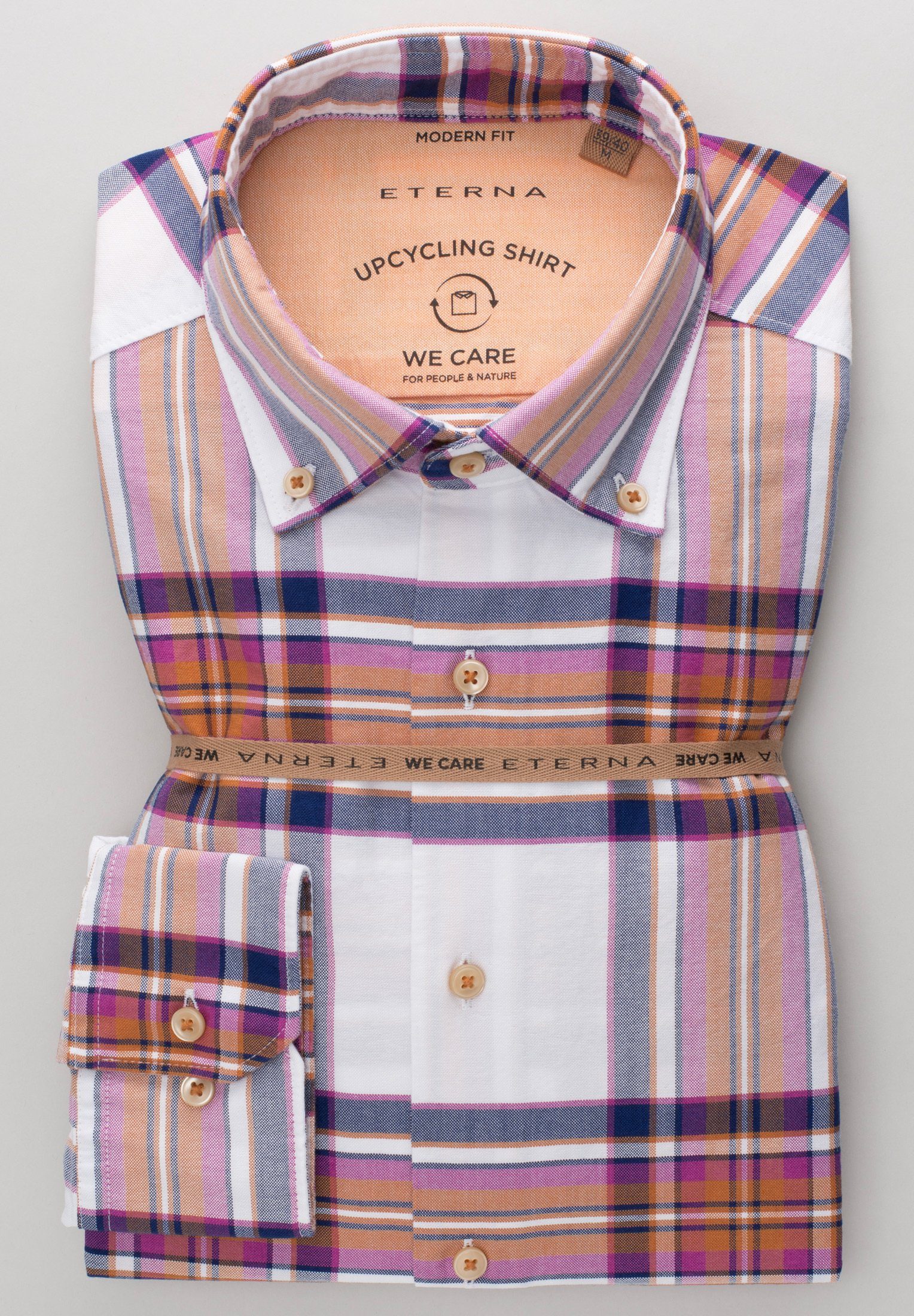 Eterna Overhemd met lange mouwen Regular fit EASY IRON (gemakkelijk te strijken)